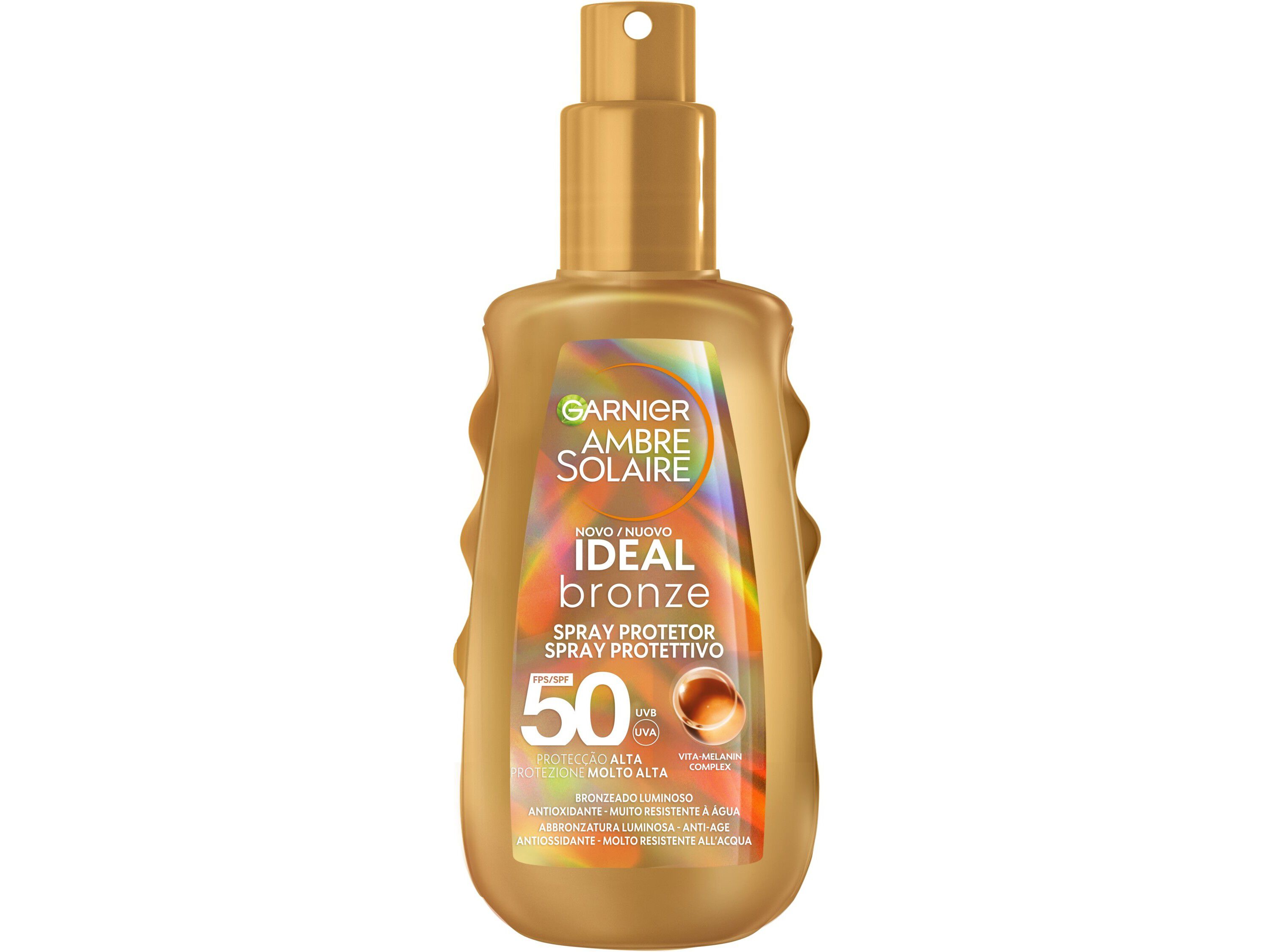 PROTETOR SOLAR AMBRE SOLAIRE IDEAL BRONZE FP50 150ML