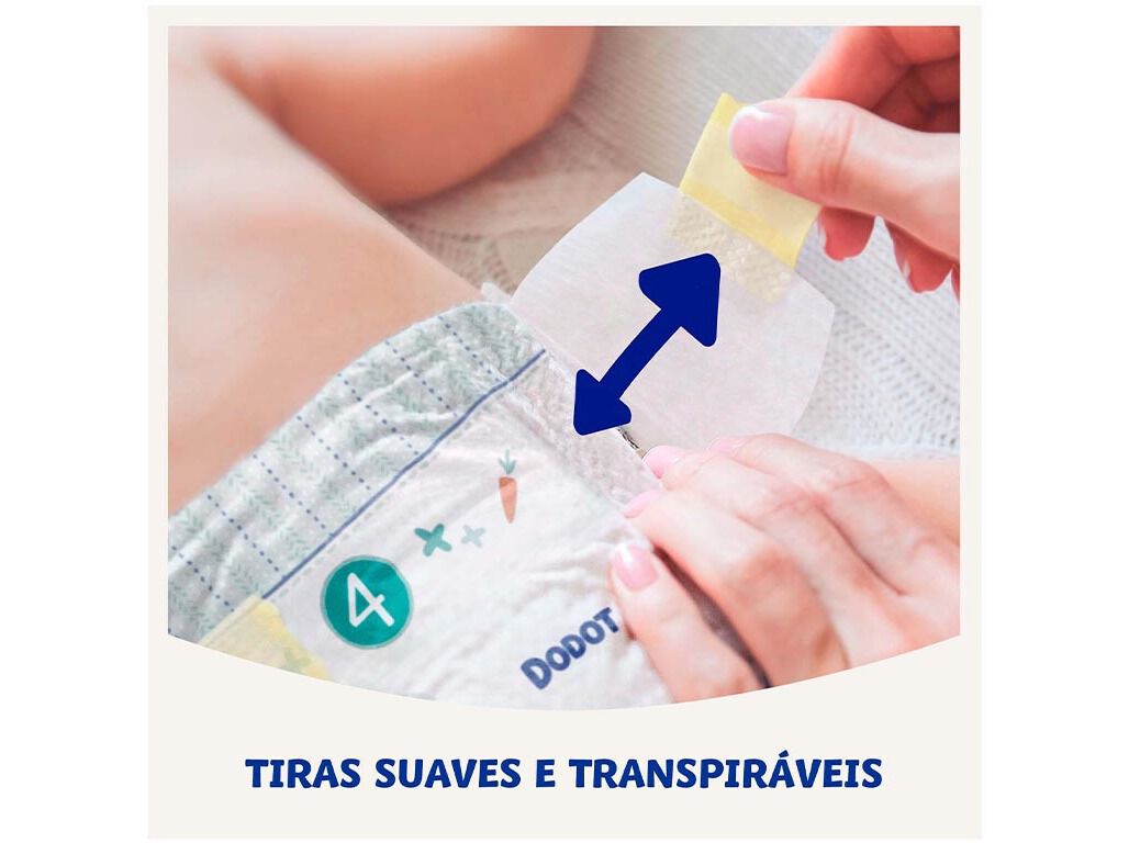 FRALDAS DODOT SENSITIVE T0 1-2.5KG 24 UN image number 4