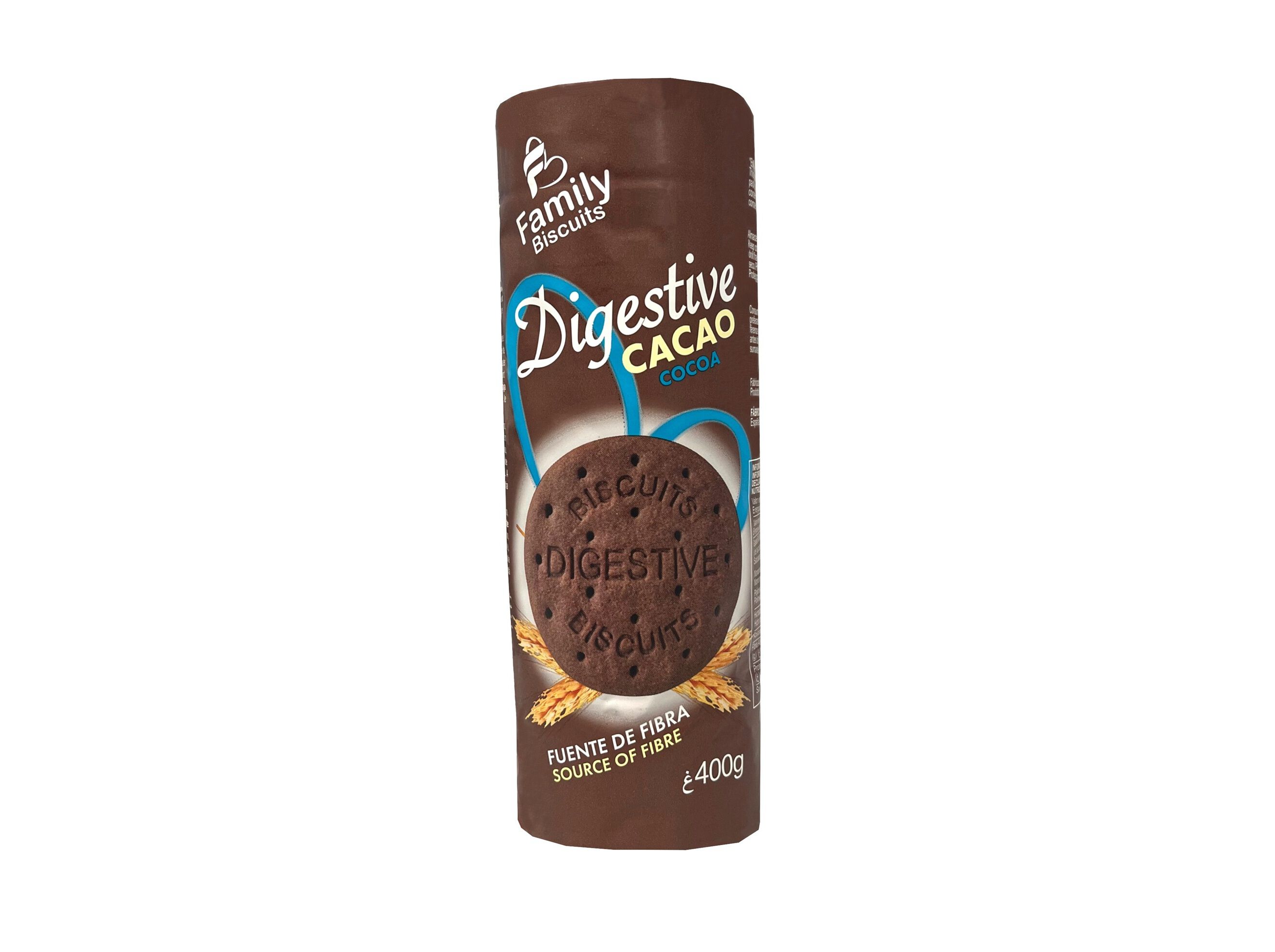 BOLACHAS FAMILY BISCUITS DIGESTIVE CACAO 400G image number 0