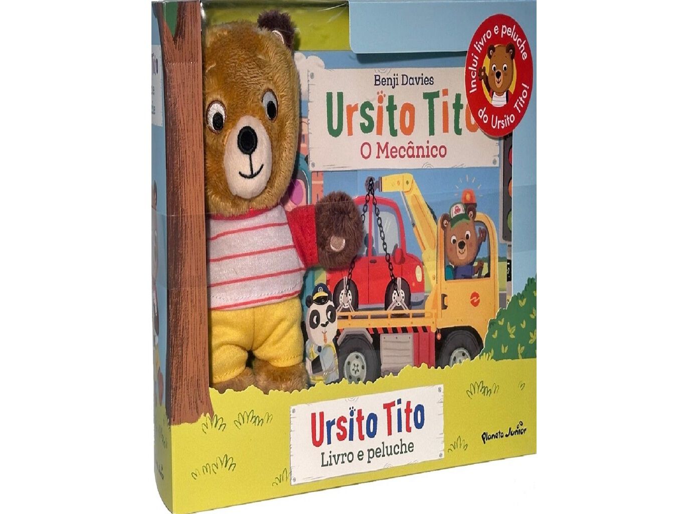 LIVRO URSITO TITO - O MEC&Acirc;NICO - LIVRO E PELUCHE image number 0