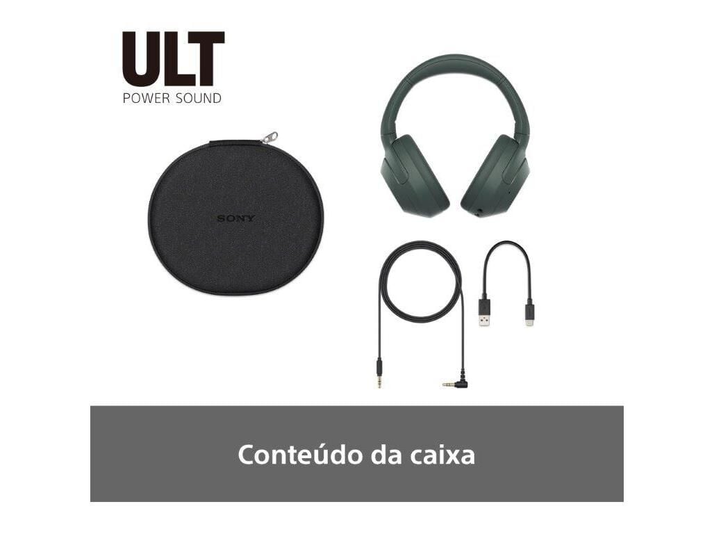 AUSCULTADORES BLUETOOTH SONY WH-ULT900NW (NOISE CANCELLING- VERDE) image number 10