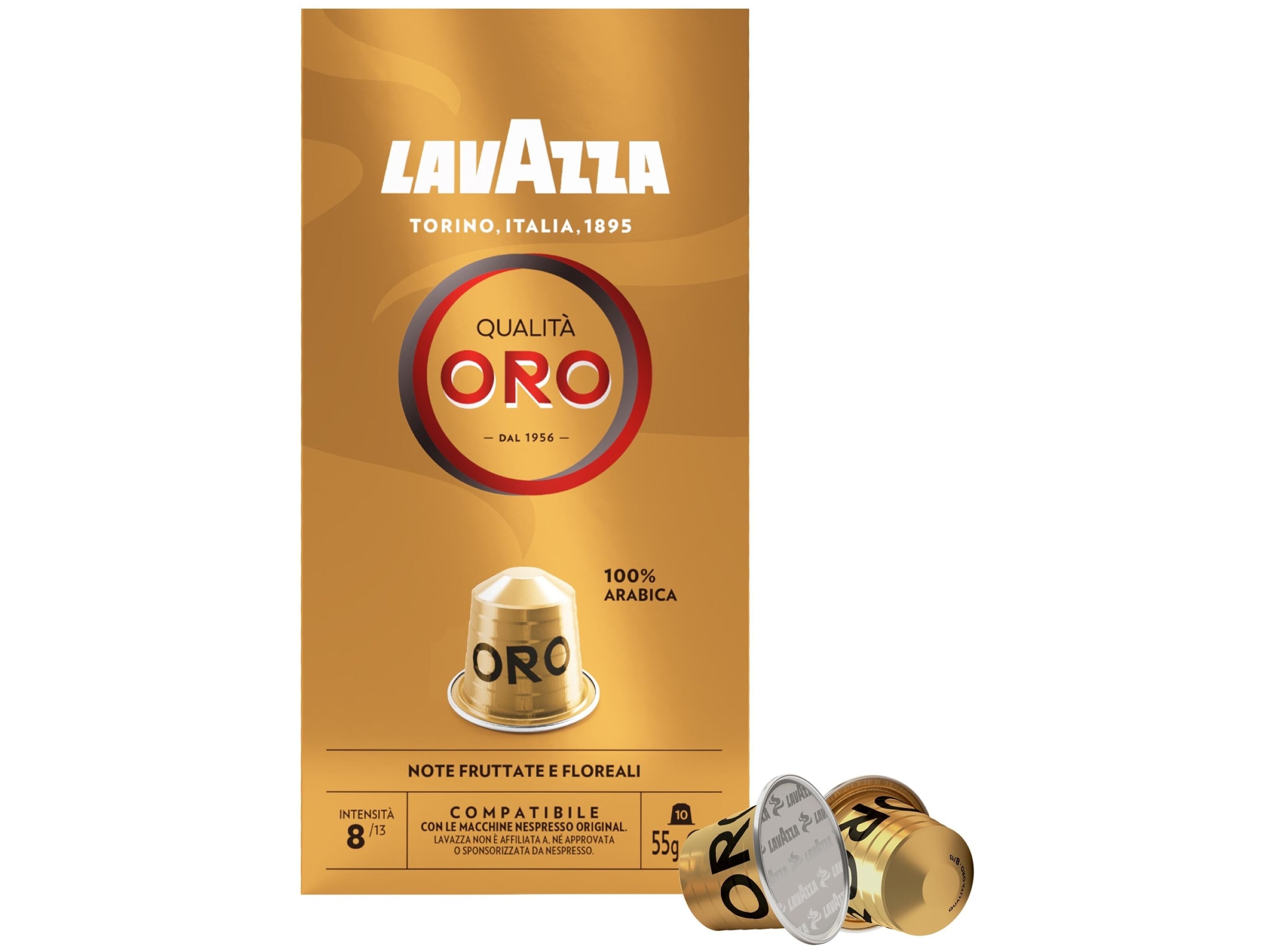 C&Aacute;PSULAS CAF&Eacute; LAVAZZA COMP NSP QUALIT&Agrave; ORO 10 UN image number 1