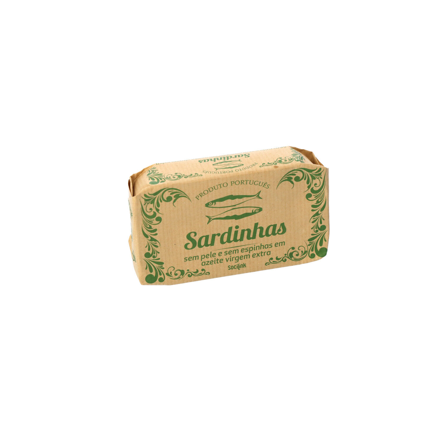 SARDINHAS SOCILINK SEM PELE E SEM ESPINHA EM AZEITE 125G image number 1