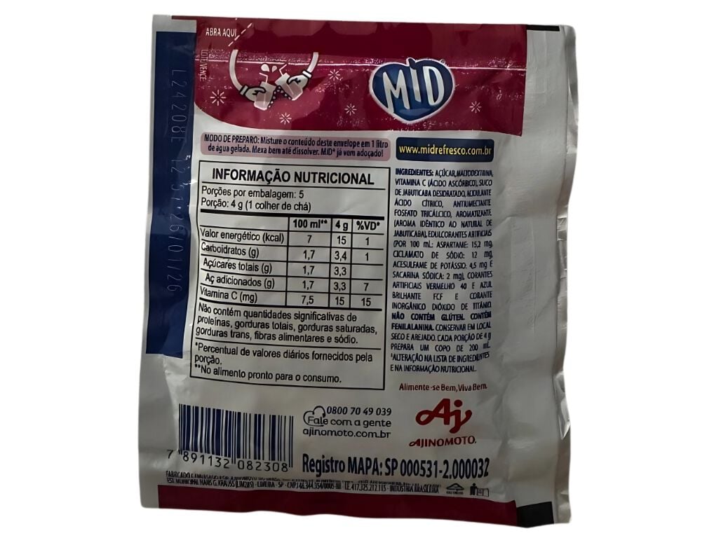 REFRESCO EM P&Oacute; MID JABUTICABA 20G image number 1