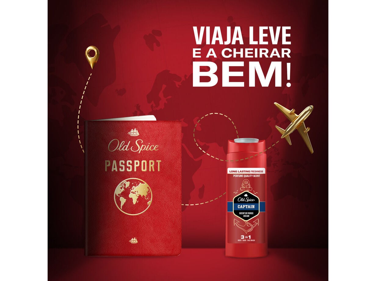 GEL DE BANHO OLD SPICE CAPTAIN MINIATURA 90 ML image number 1