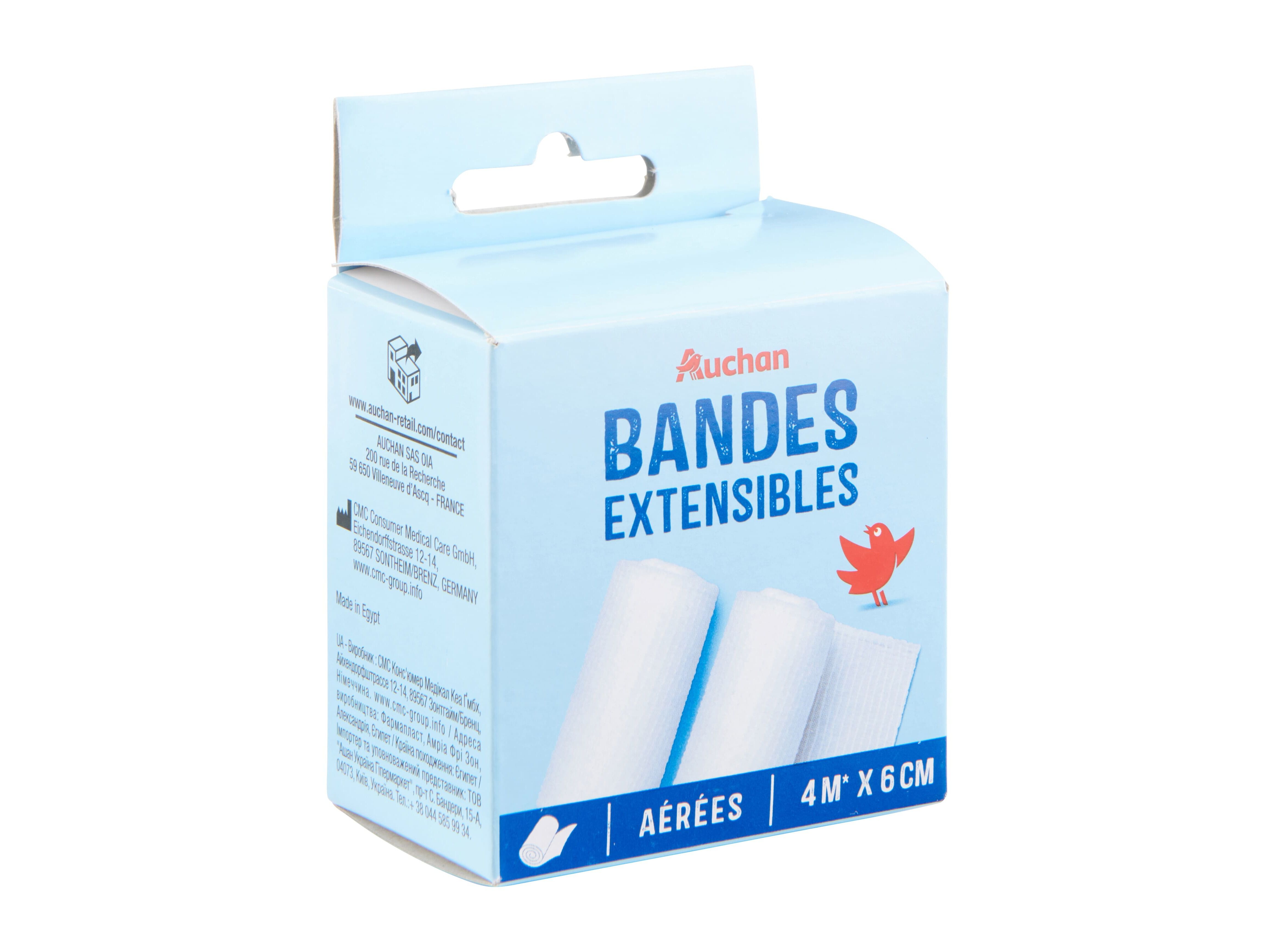 BANDA EL&Aacute;STICA AUCHAN RESPIR&Aacute;VEL 4MT 2UN image number 1