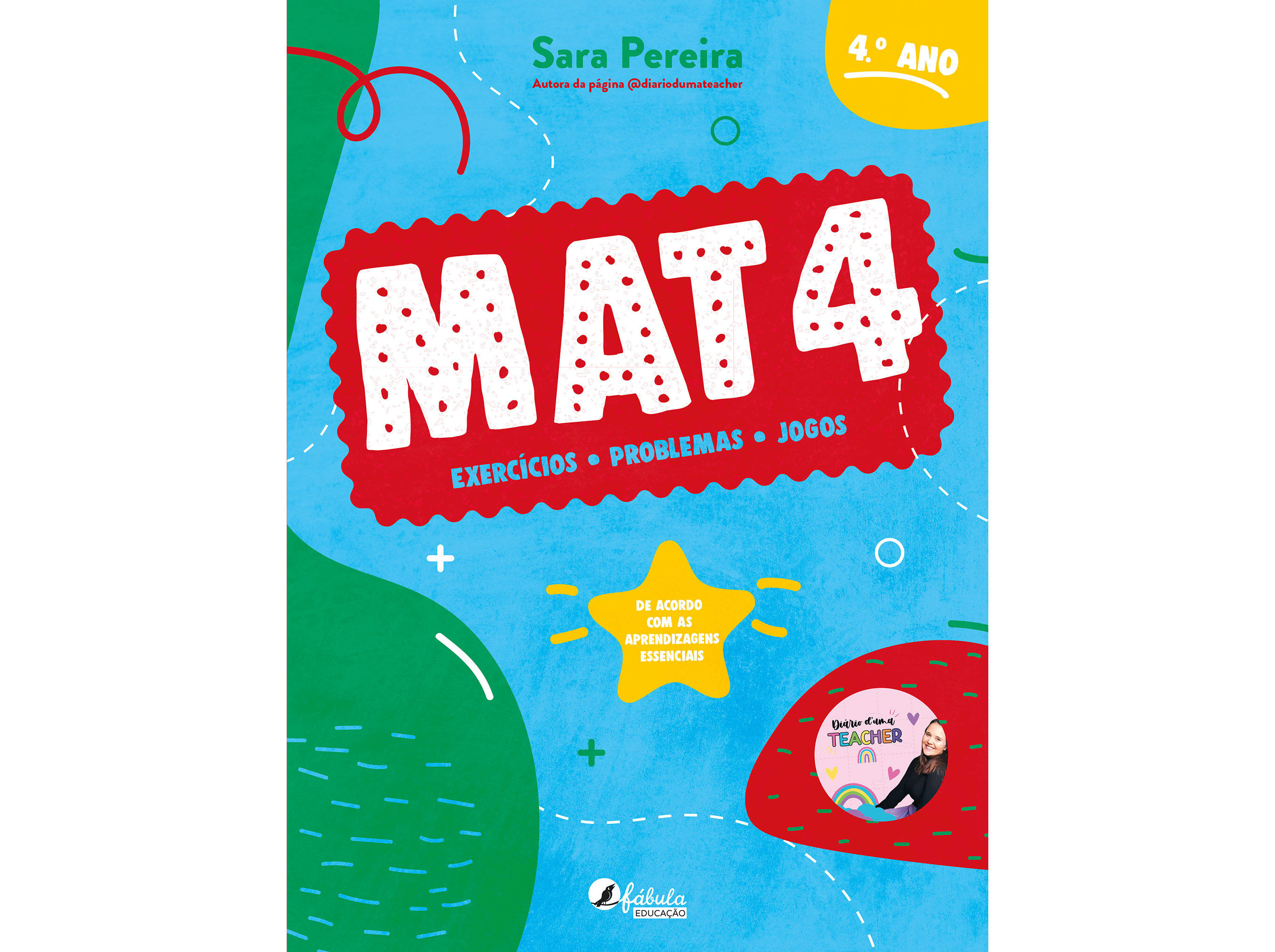 LIVRO MAT4 - EXERC&Iacute;CIOS PROBLEMAS E JOGOS DE SARA PEREIRA image number 0