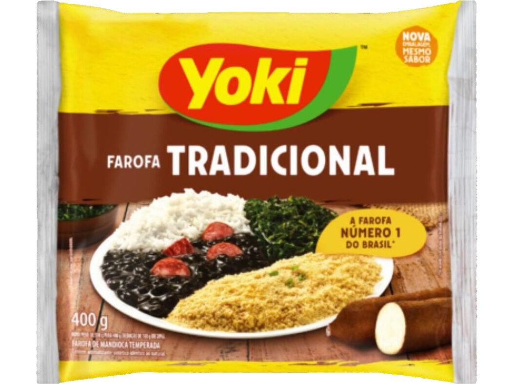FAROFA YOKI MANDIOCA 400G