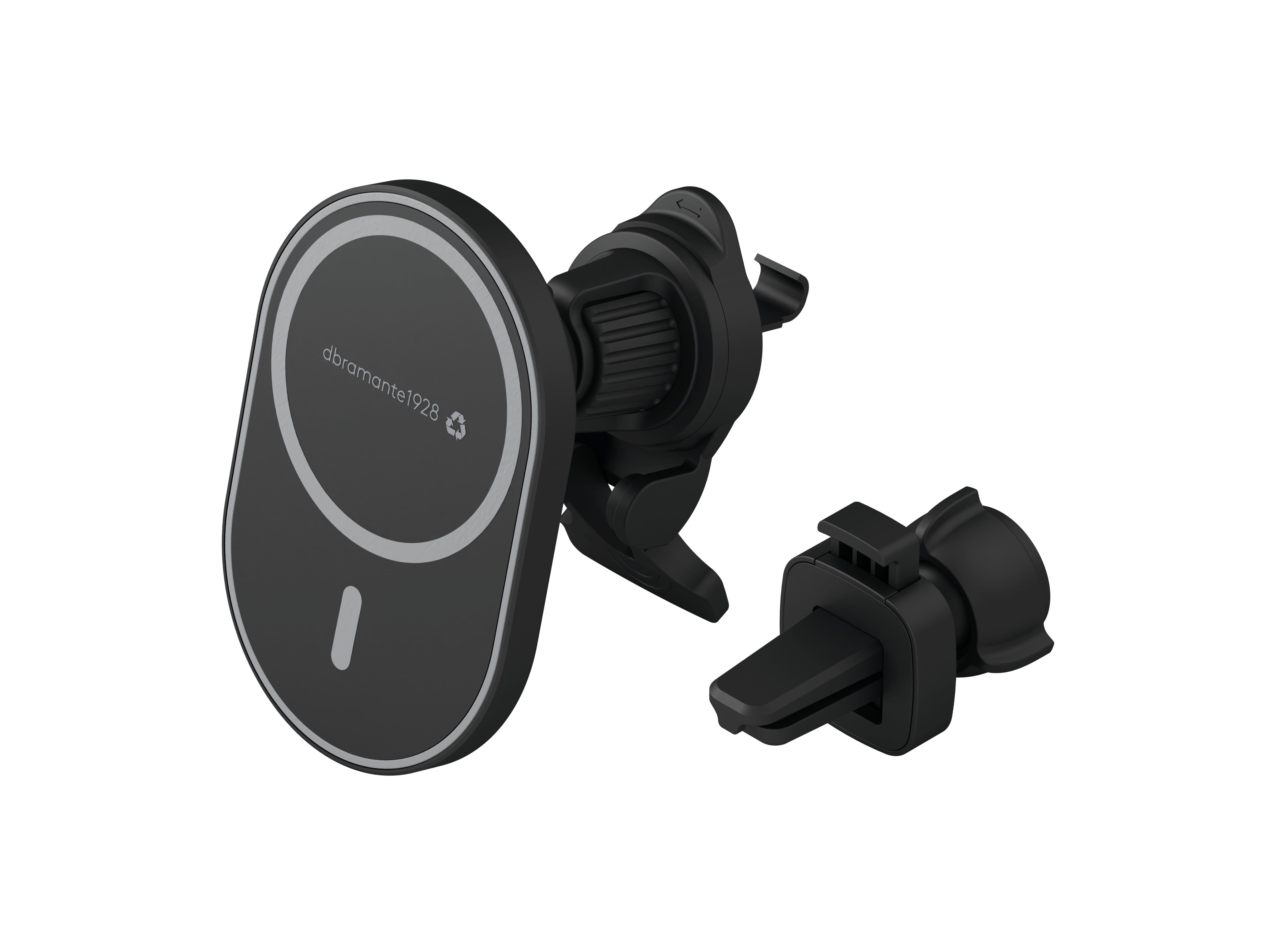 SUPORTE AUTO DBRAMANTE RE-CHARGE PRETO MAGSAFE