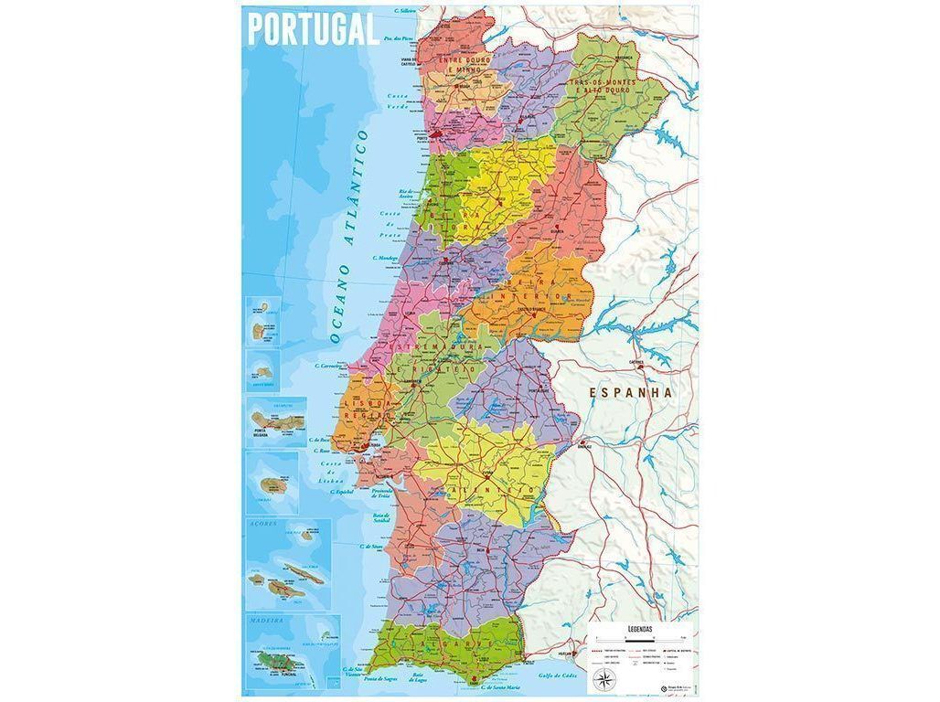 POSTERS MAPA PORTUGAL ERIK image number 0
