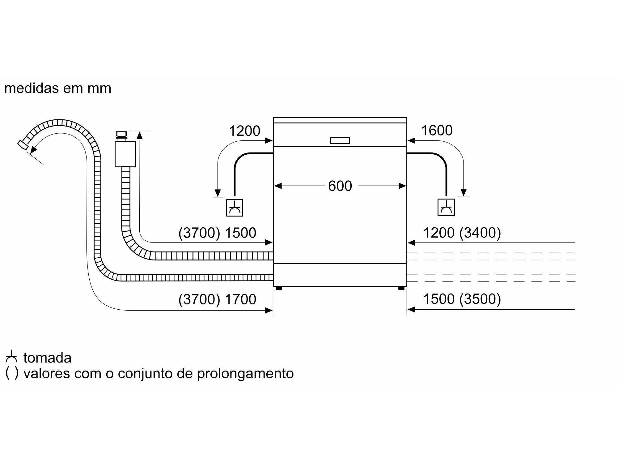 M&Aacute;QUINA DE LAVAR LOI&Ccedil;A ENCASTRE BOSCH SMV4ECX28E 14 CONJUNTOS image number 10