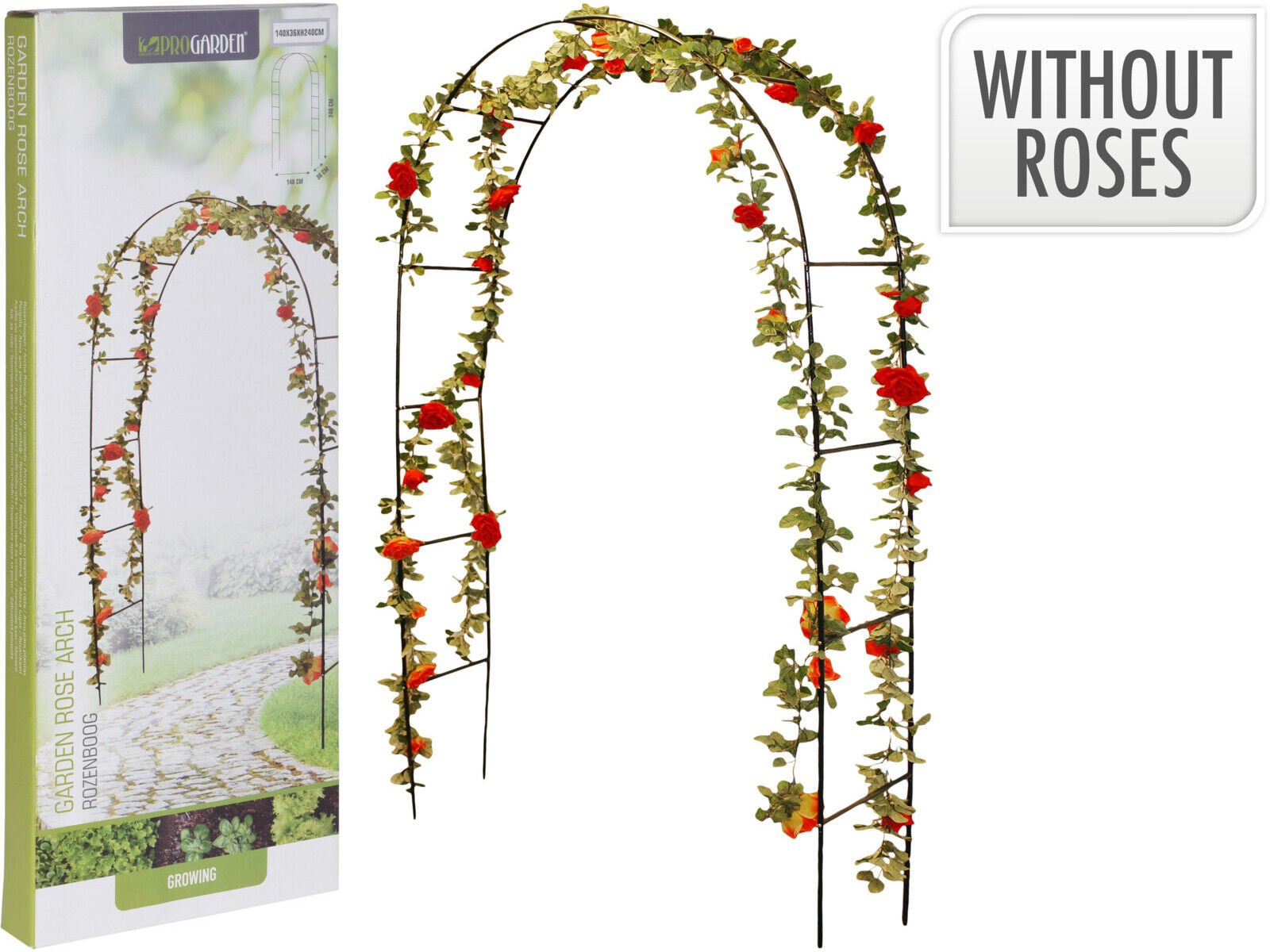 ARCO PROGARDEN PARA ROSAS 140X36X240CM