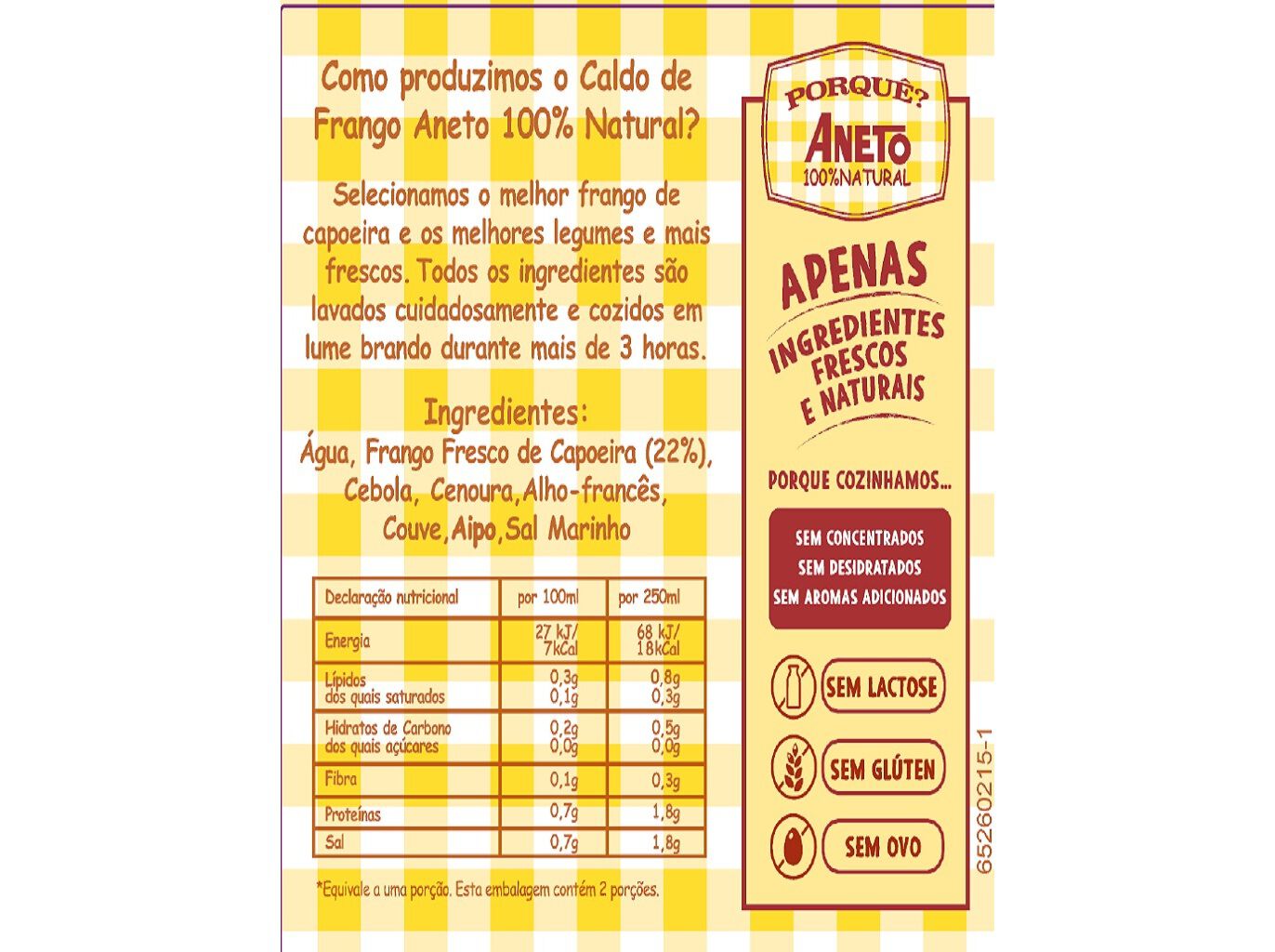 CALDOS L&Iacute;QUIDOS ANETO DE FRANGO 500ML image number 1