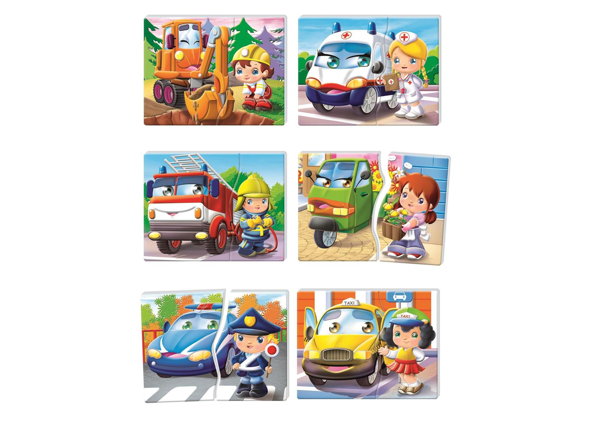 JOGO VE&Iacute;CULOS E PROFISS&Otilde;ES CLEMENTONI image number 1