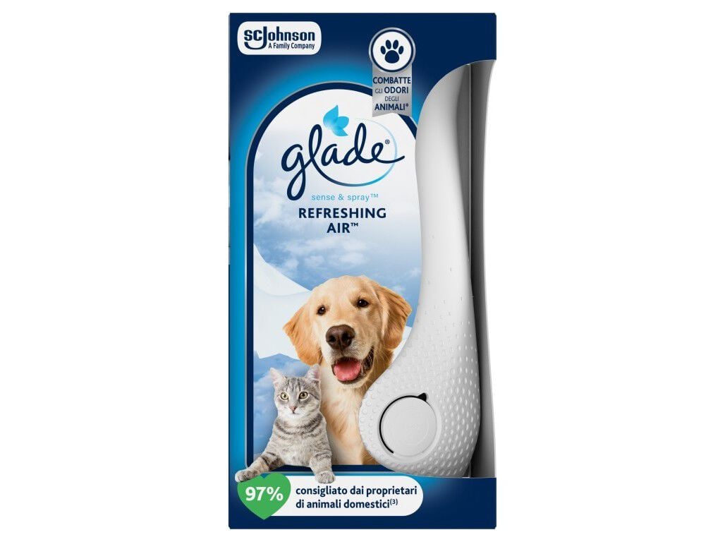 AMBIENTADOR S&S APARELHO GLADE PET REFRESHING AIR 18ML image number 0