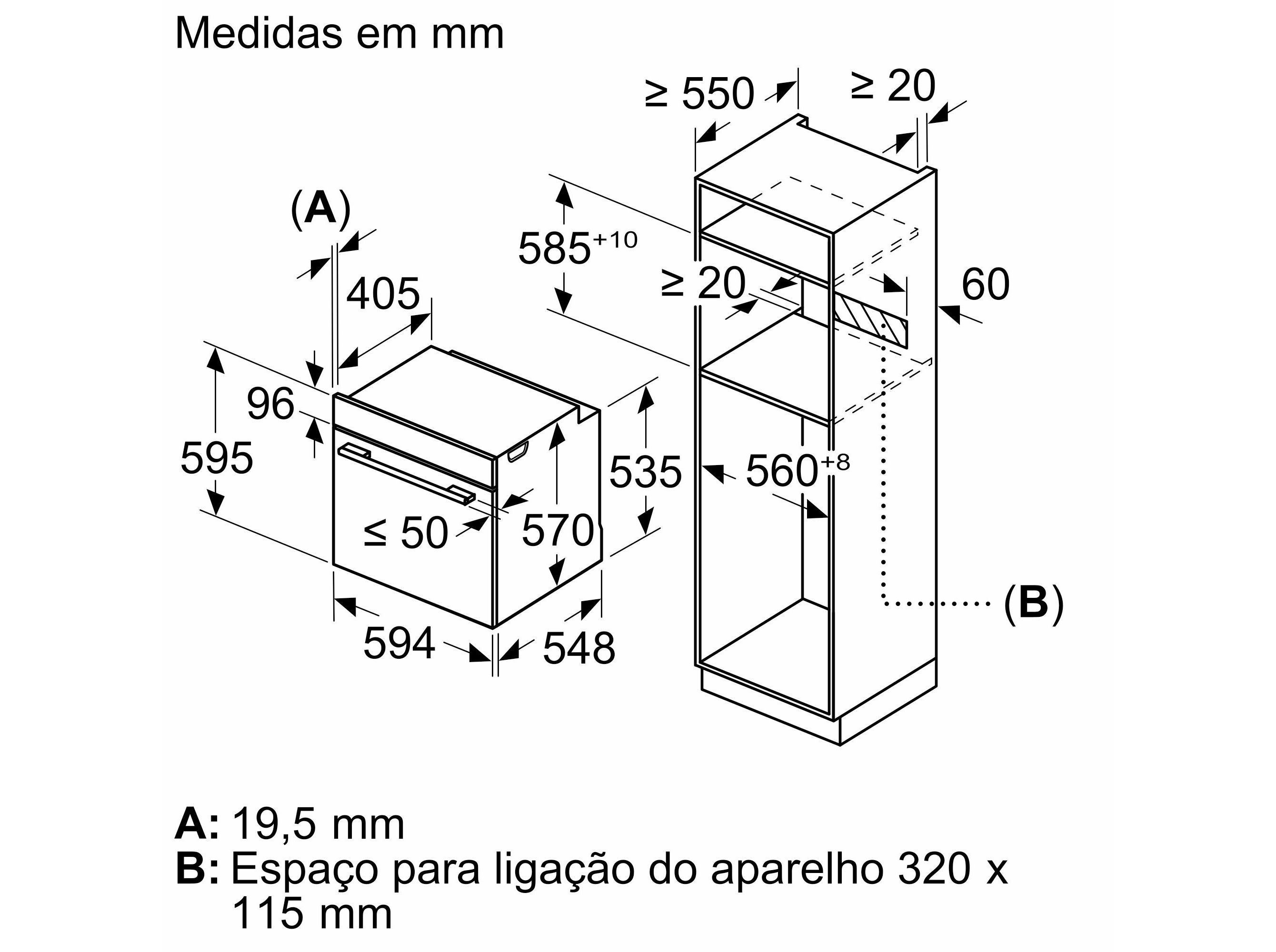 FORNO MULTIFUN&Ccedil;&Otilde;ES BOSCH HBG536EB4 PRETO A+ 71L image number 6