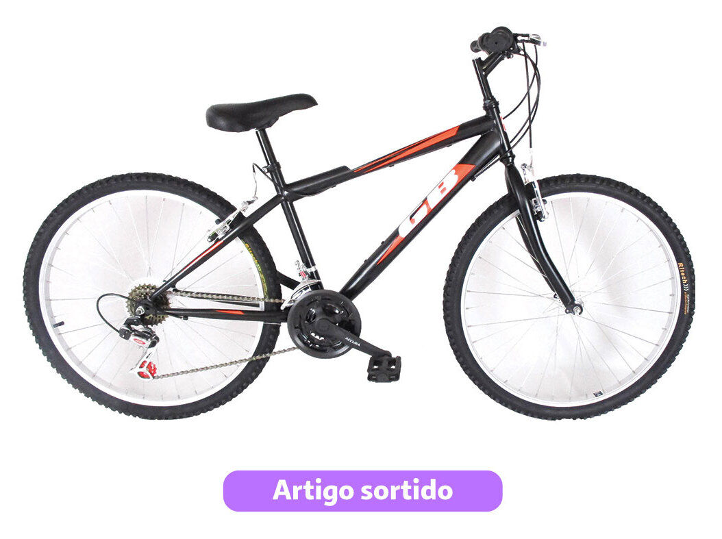 BICICLETA GOLDBIKE MONTANHA 18V R26'' CORES SORTIDAS