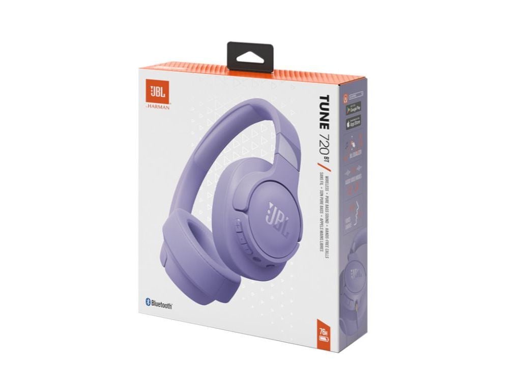 AUSCULTADORES SEM FIO JBL T 720 BT PURPLE image number 10