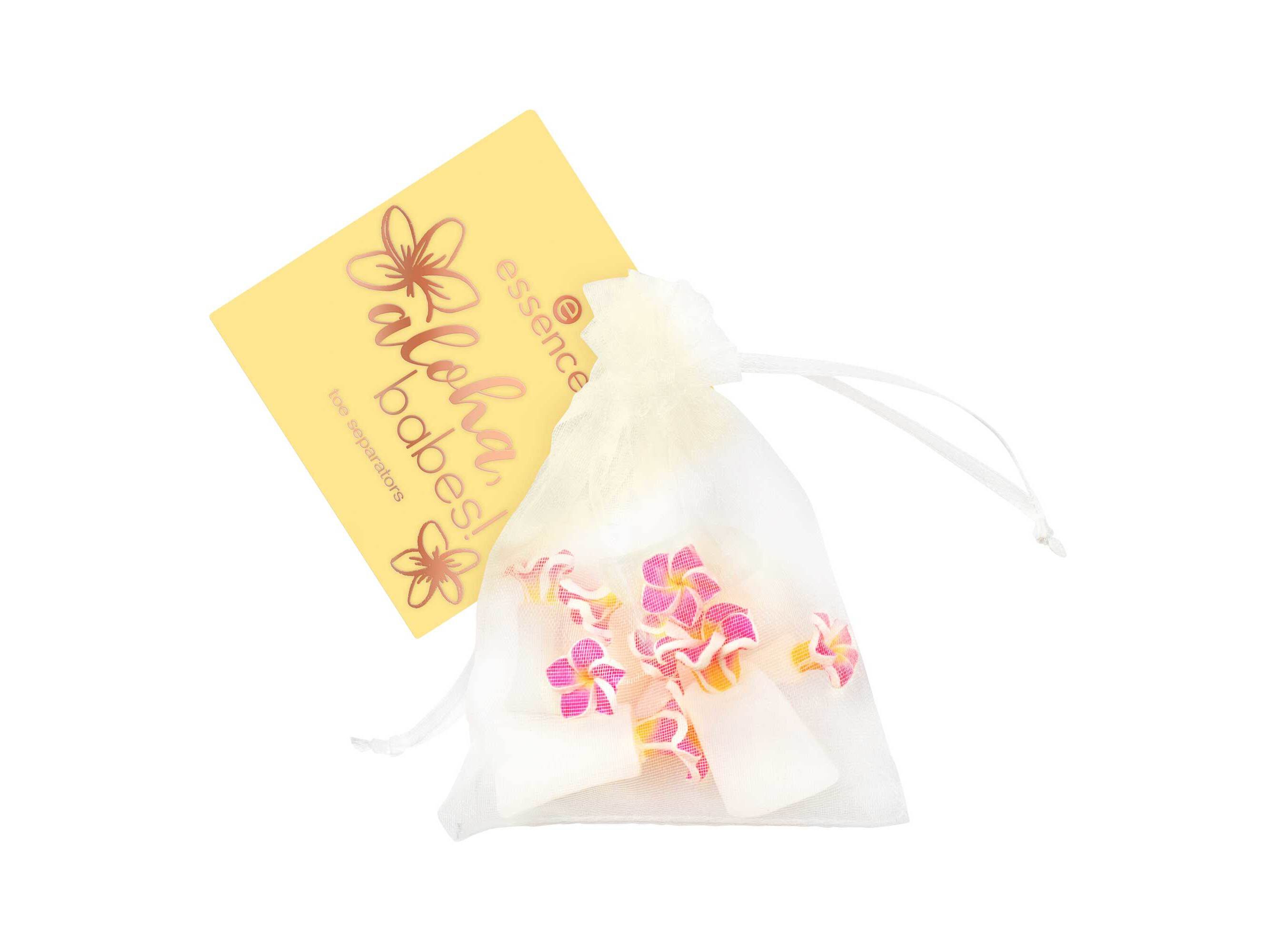 SEPARADOR DEDOS P&Eacute;S ESSENCE MULTI ALOHA BABES 8PCS image number 0