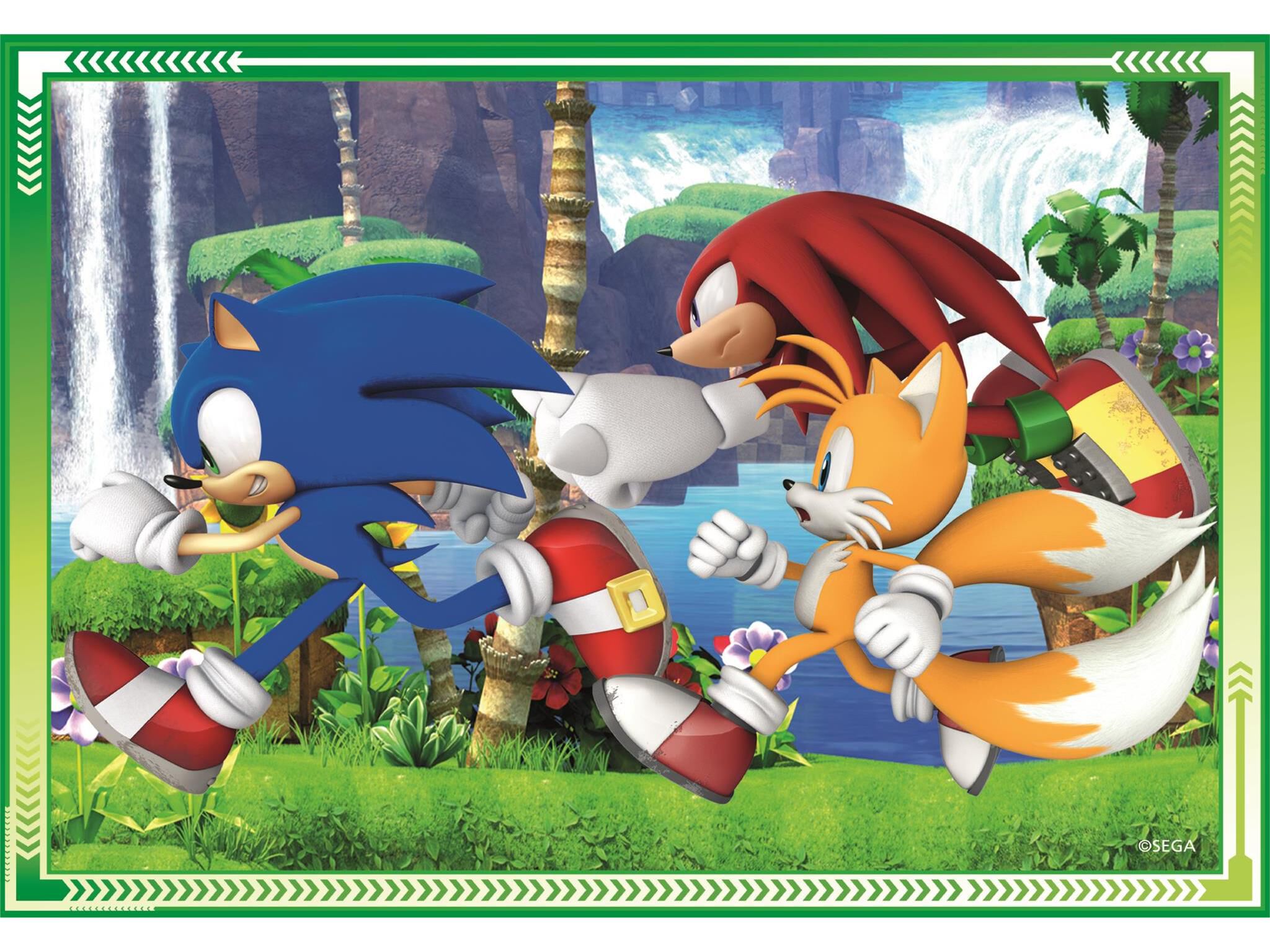 PUZZLE 4 EM 1 CLEMENTONI SONIC image number 3