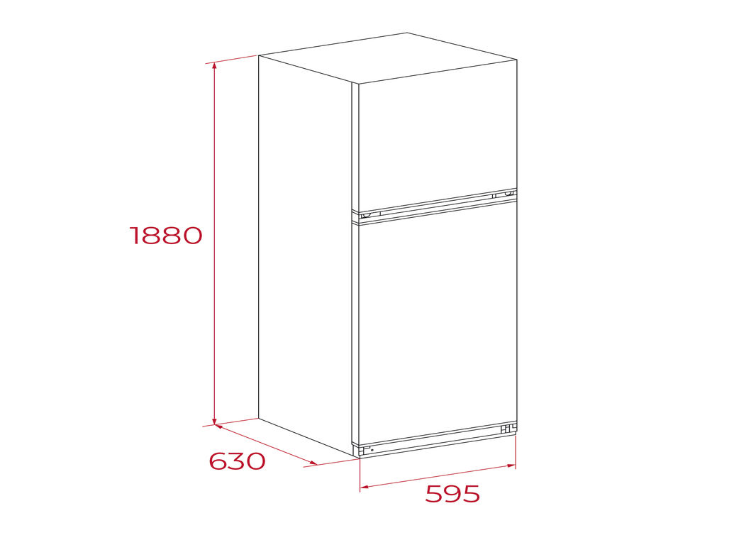 FRIGOR&Iacute;FICO COMBINADO TEKA NFL 342 C INOX E 310L FULL NO FROST image number 4