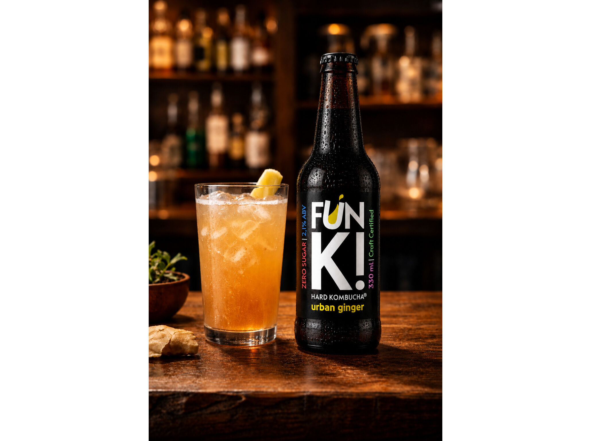 KOMBUCHA BIO FUN K! GINGER 330 ML image number 2