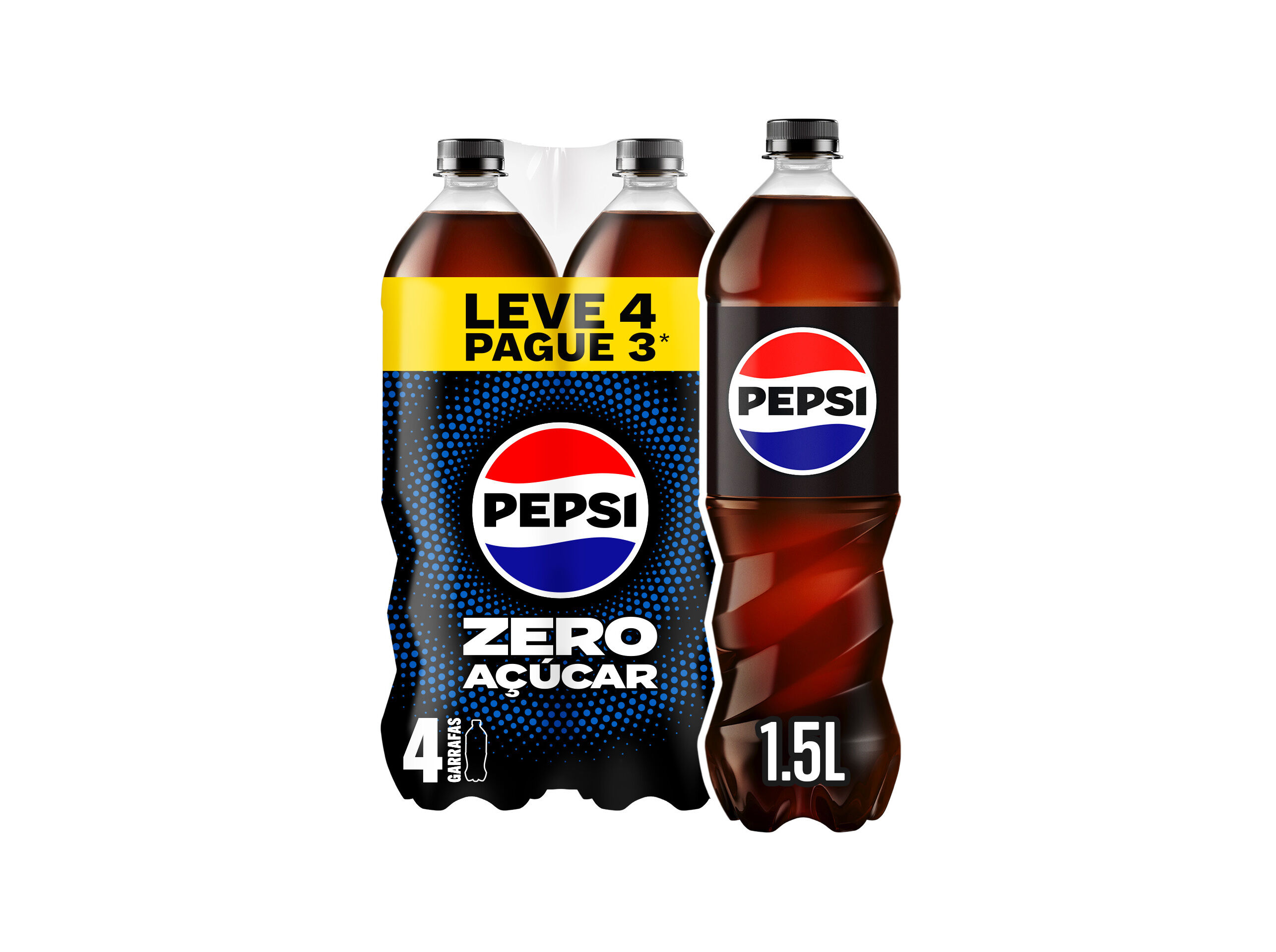 REFRIGERANTE C/ G&Aacute;S PEPSI ZERO 4X1.5L (SDR)