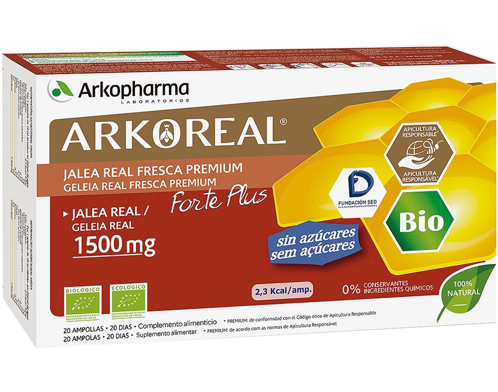 SUPLEMENTO ARKOREAL GELEIA REAL 1500 MG 20 AMPOLAS image number 0