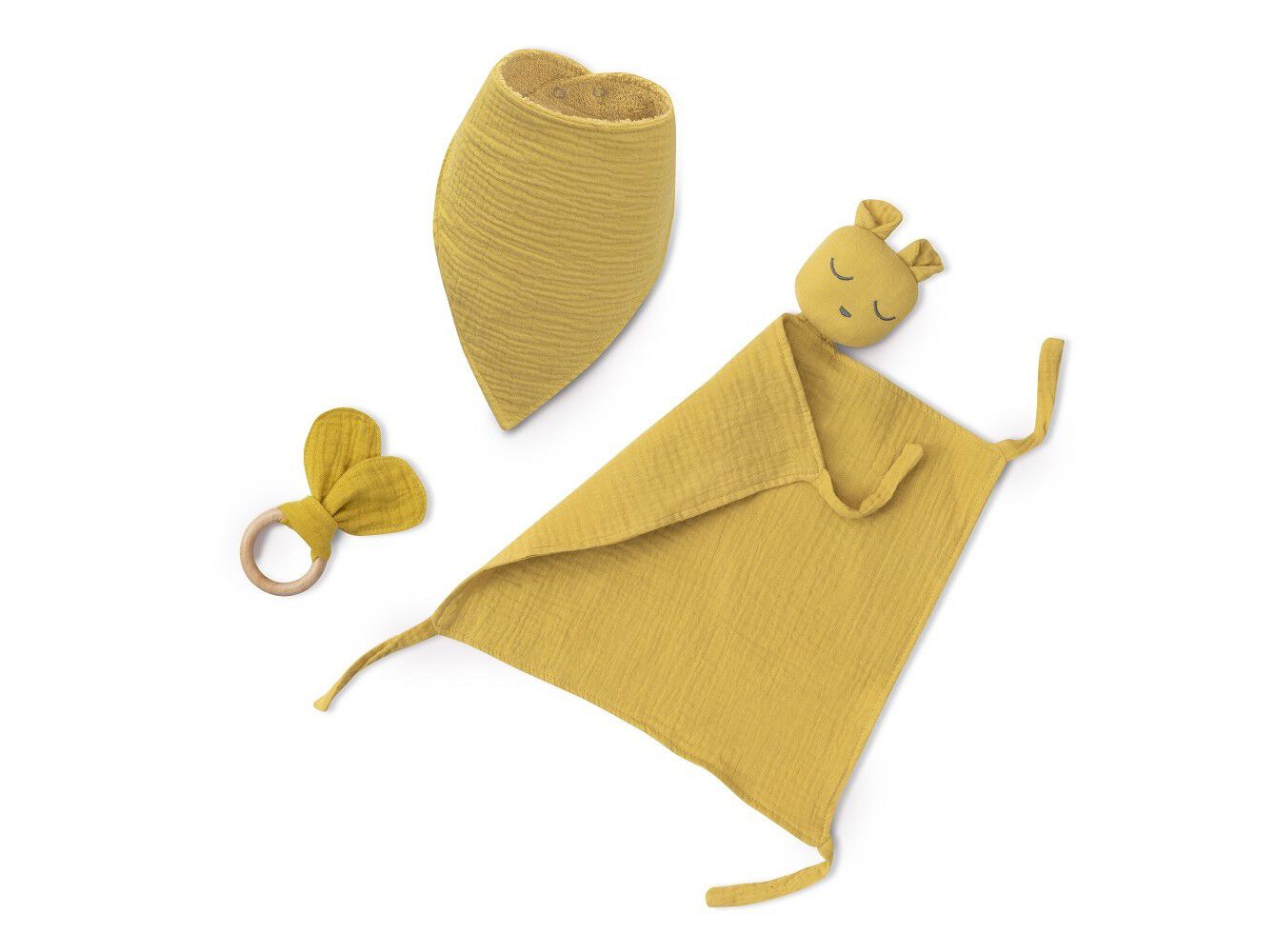 CONJUNTO INTERBABY DOUDOU+BABETE+MORDEDOR OCRE image number 1