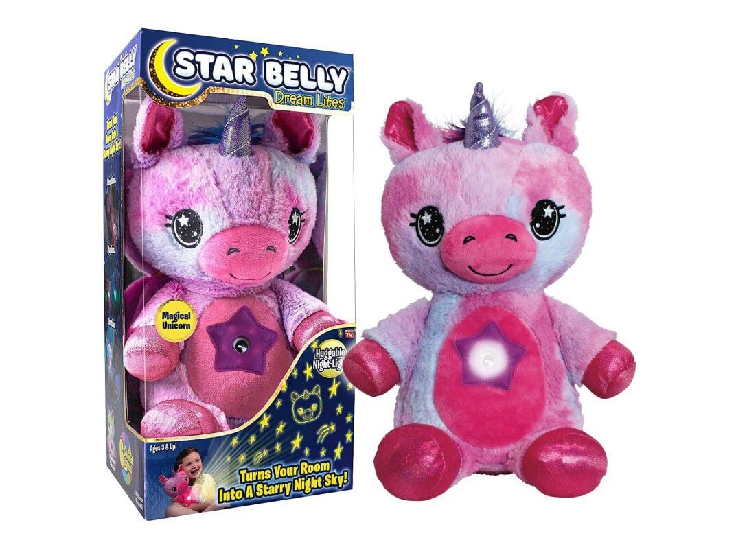 PELUCHE UNIC&Oacute;RNIO STAR BELLY PROJETOR LUZ