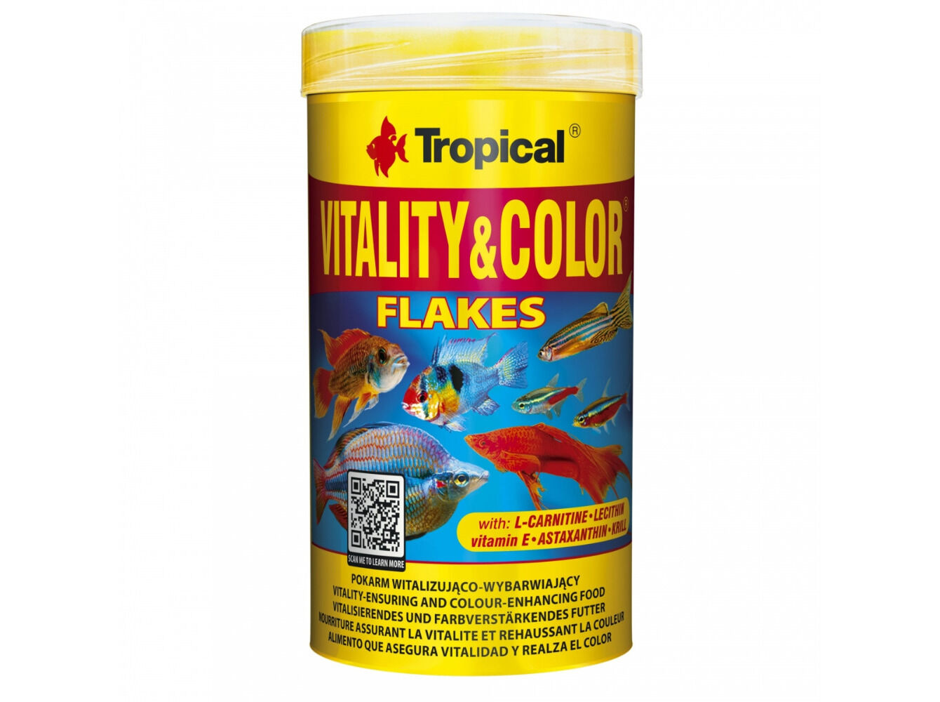ALIMENTA&Ccedil;&Atilde;O PEIXES TROPICAL VITALITY&COLOUR 100ML image number 1