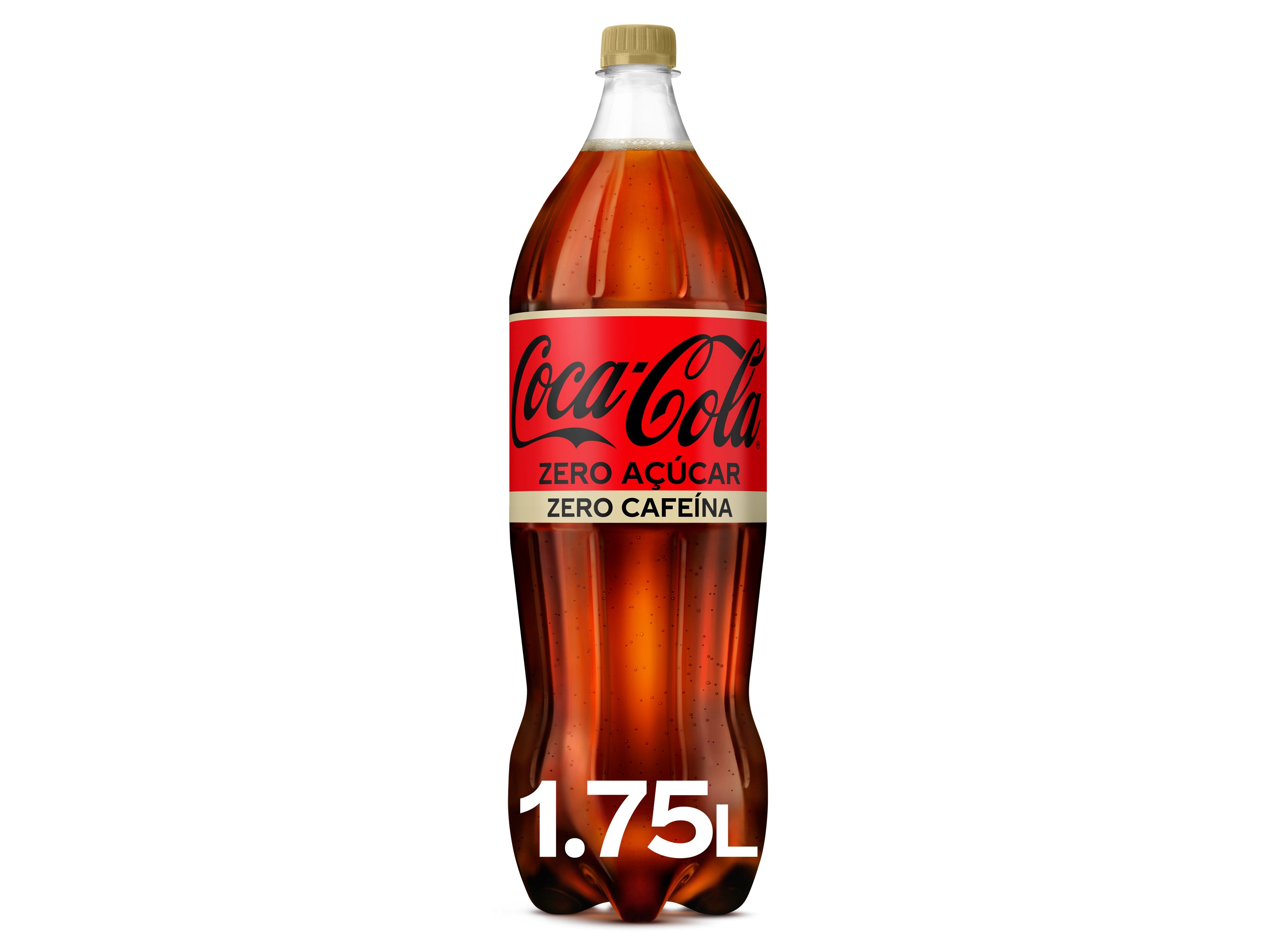 REFRIGERANTE COM G&Aacute;S COCA-COLA ZERO CAFE&Iacute;NA E A&Ccedil;&Uacute;CAR 1.75L (SDR)