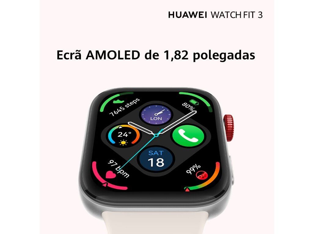 SMARTWATCH HUAWEI BLACK FIT 3 image number 4