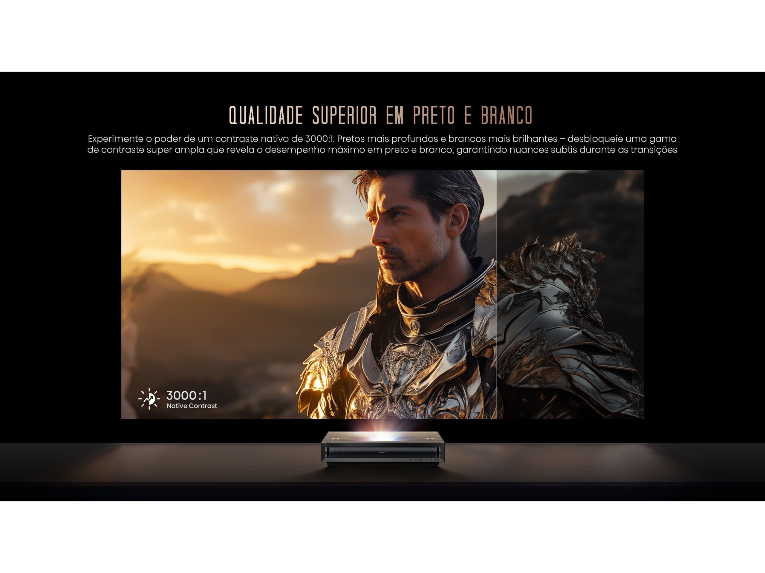 PROJETOR LASER HISENSE PX3-PRO (80" E 150" TRIPLE LASER 4K) image number 13
