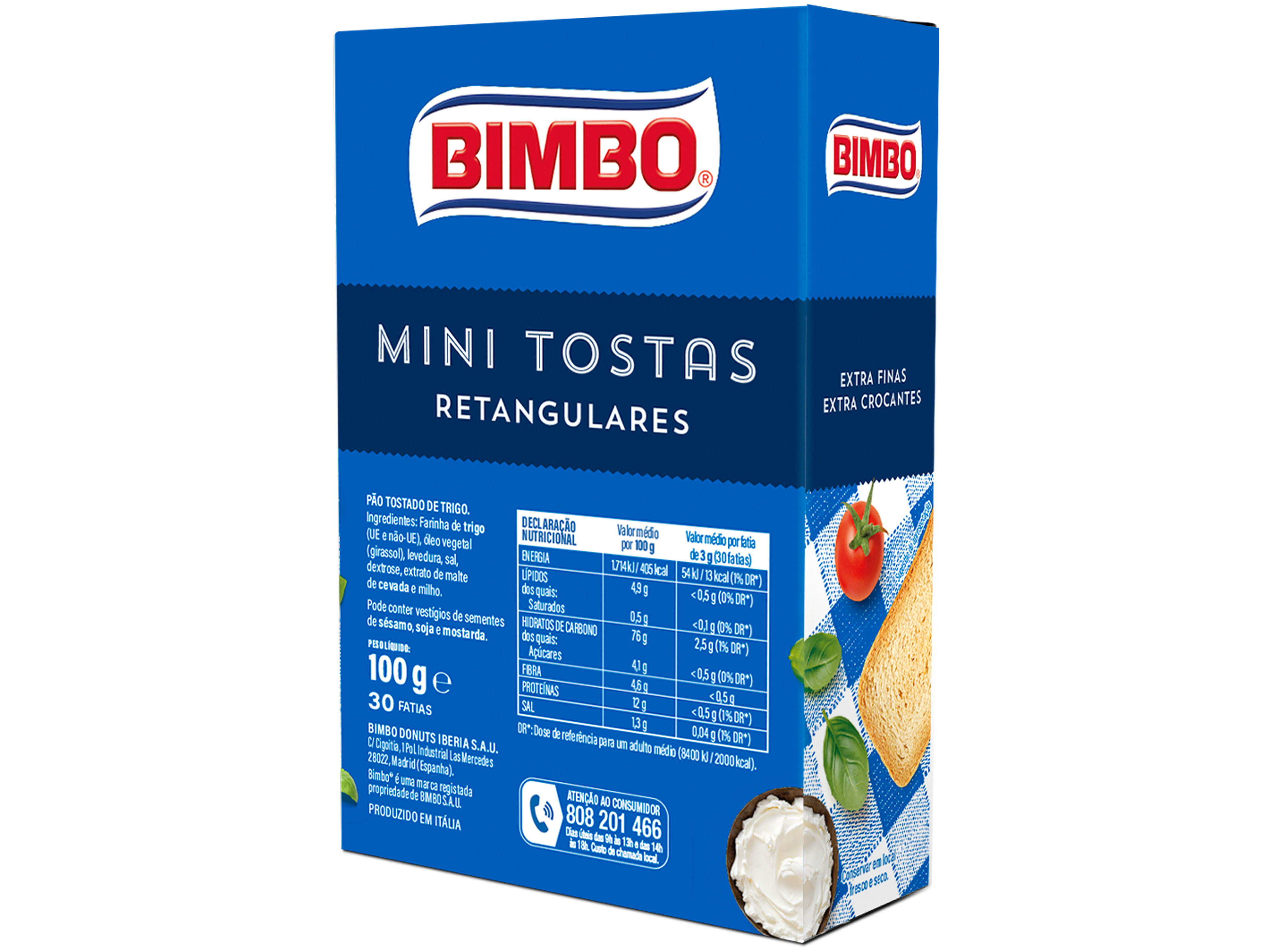MINI TOSTA BIMBO NORMAL 100G image number 1