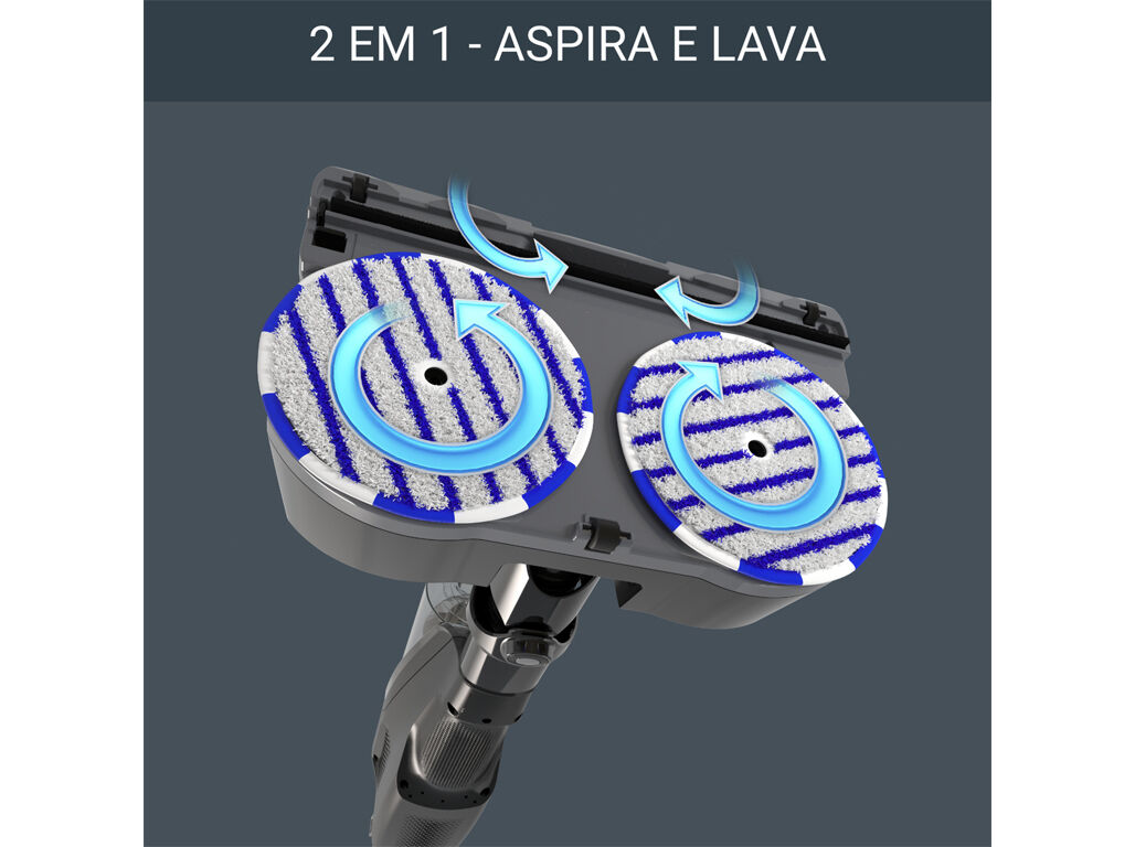 ASPIRADOR VERTICAL ROWENTA GZ3039WO X-COMBO 2 EM 1 ASPIRA E LAVA SEM FIOS image number 1