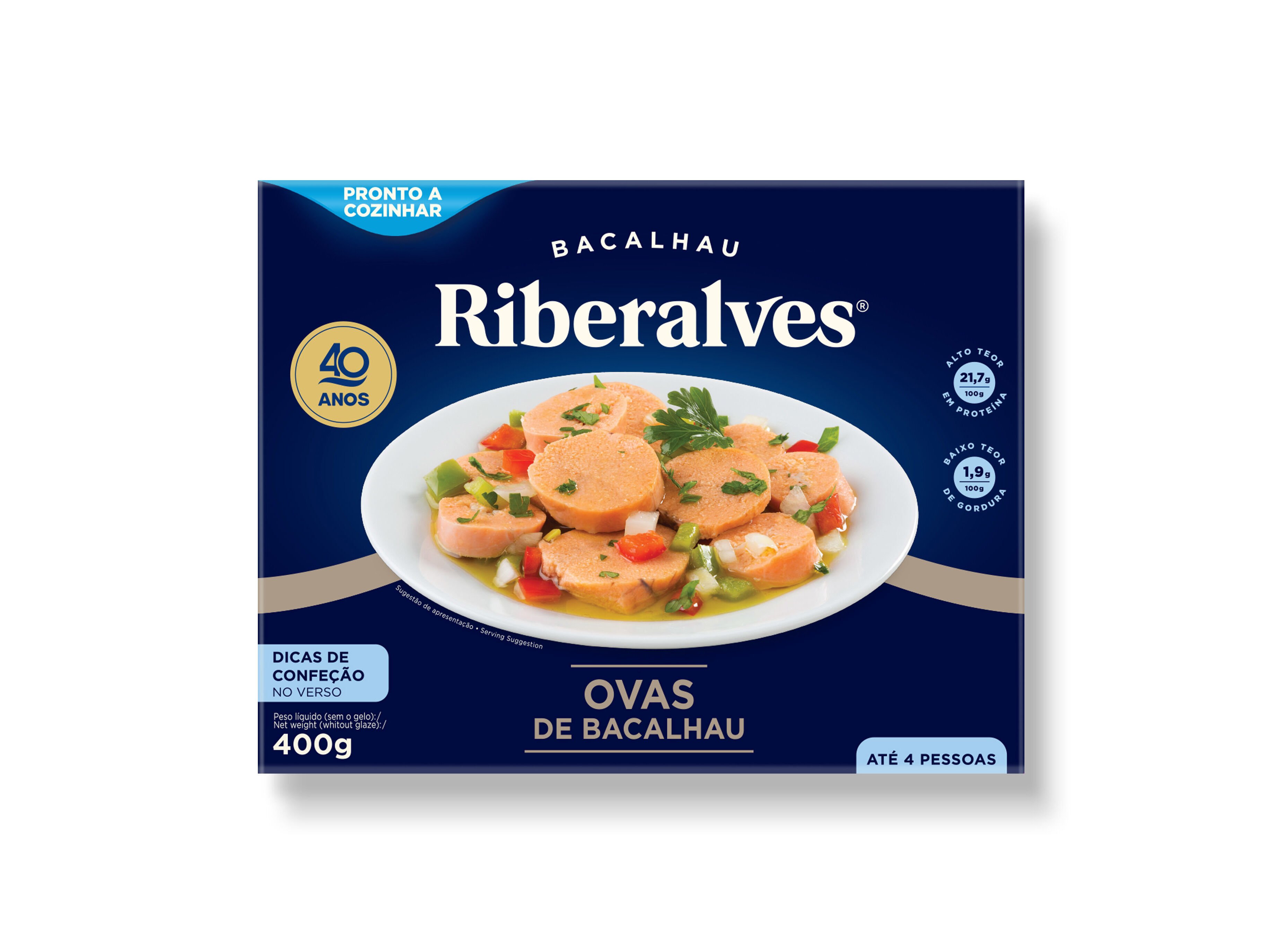OVAS BACALHAU RIBERALVES 400G