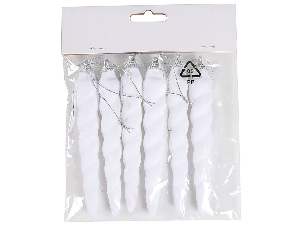 PINGENTE GELO ACTUEL PARA PENDURAR 15CM 6 UNIDADES image number 0