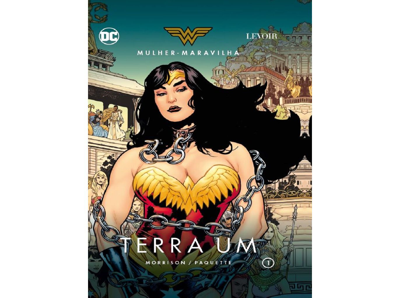 LIVRO MULHER-MARAVILHA TERRA UM image number 0