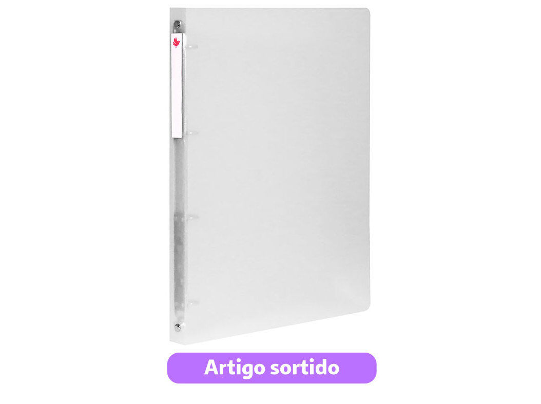 DOSSIER A4 4 ARGOLAS AUCHAN PL&Aacute;STICO 20MM CORES SORTIDAS image number 2