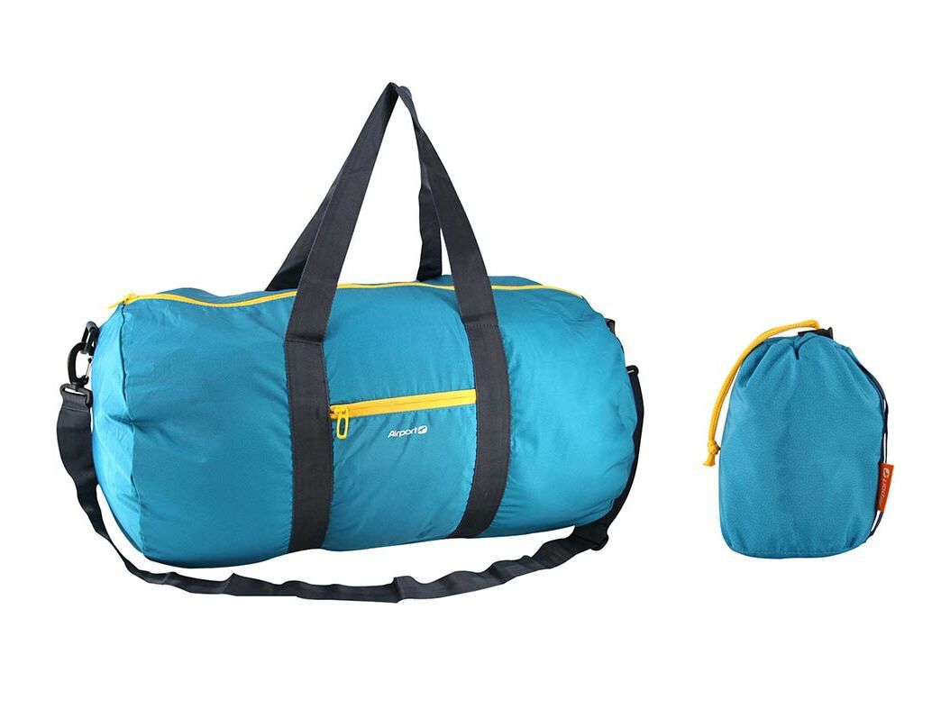 SACO AIRPORT DOBR&Aacute;VEL AZUL 35L