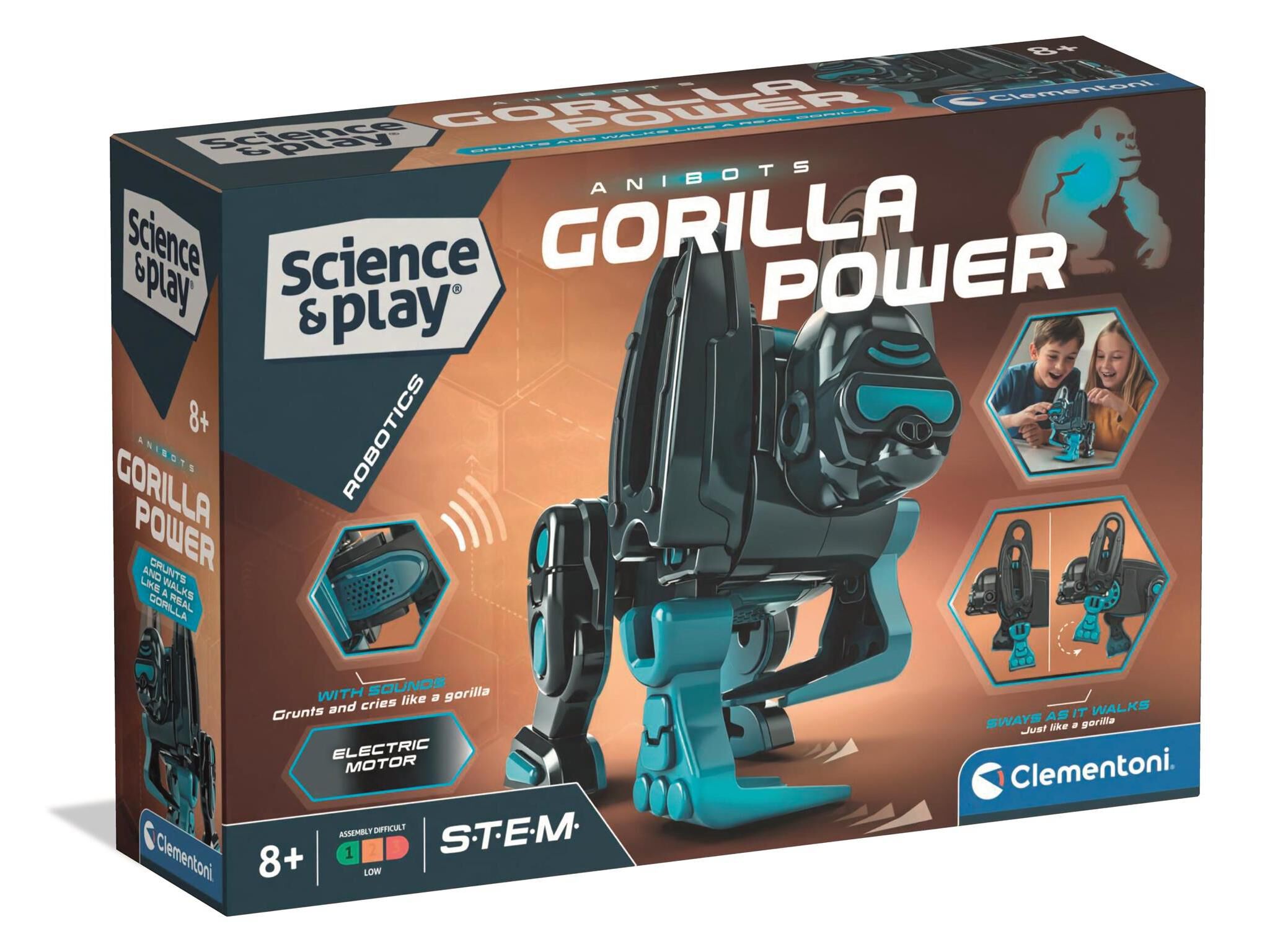 ANIBOTS GORILA POWER CLEMENTONI image number 0