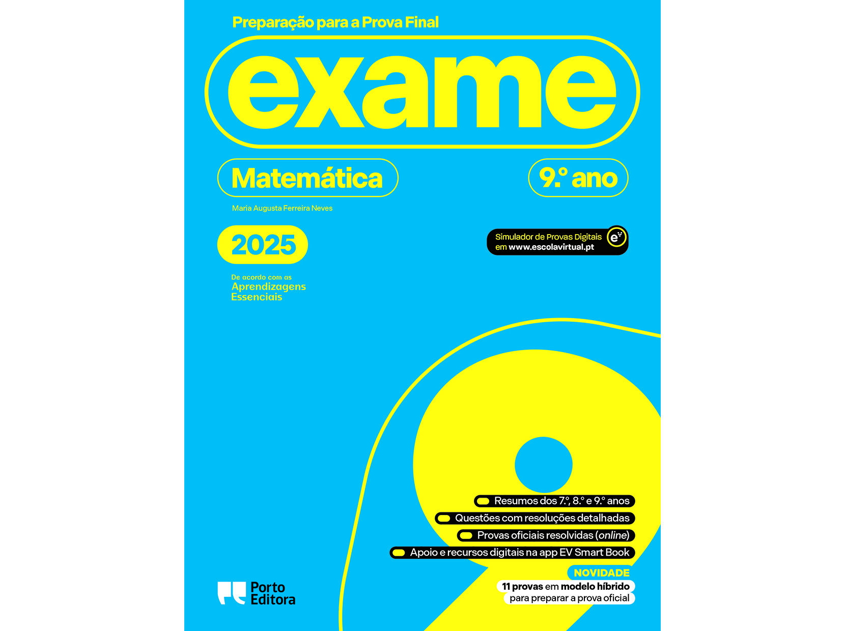 LIVRO PREPARA&Ccedil;&Atilde;O PARA A PROVA FINAL 2025 - MATEM&Aacute;TICA - 9.&ordm; image number 0