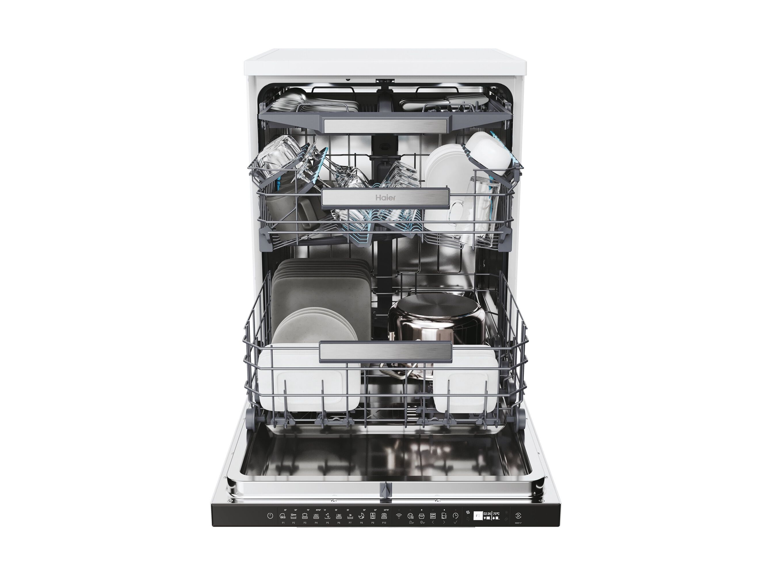 M&Aacute;QUINA DE LAVAR LOI&Ccedil;A HAIER XF 6B2M3PW BRANCO B 16 CONJUNTOS image number 3