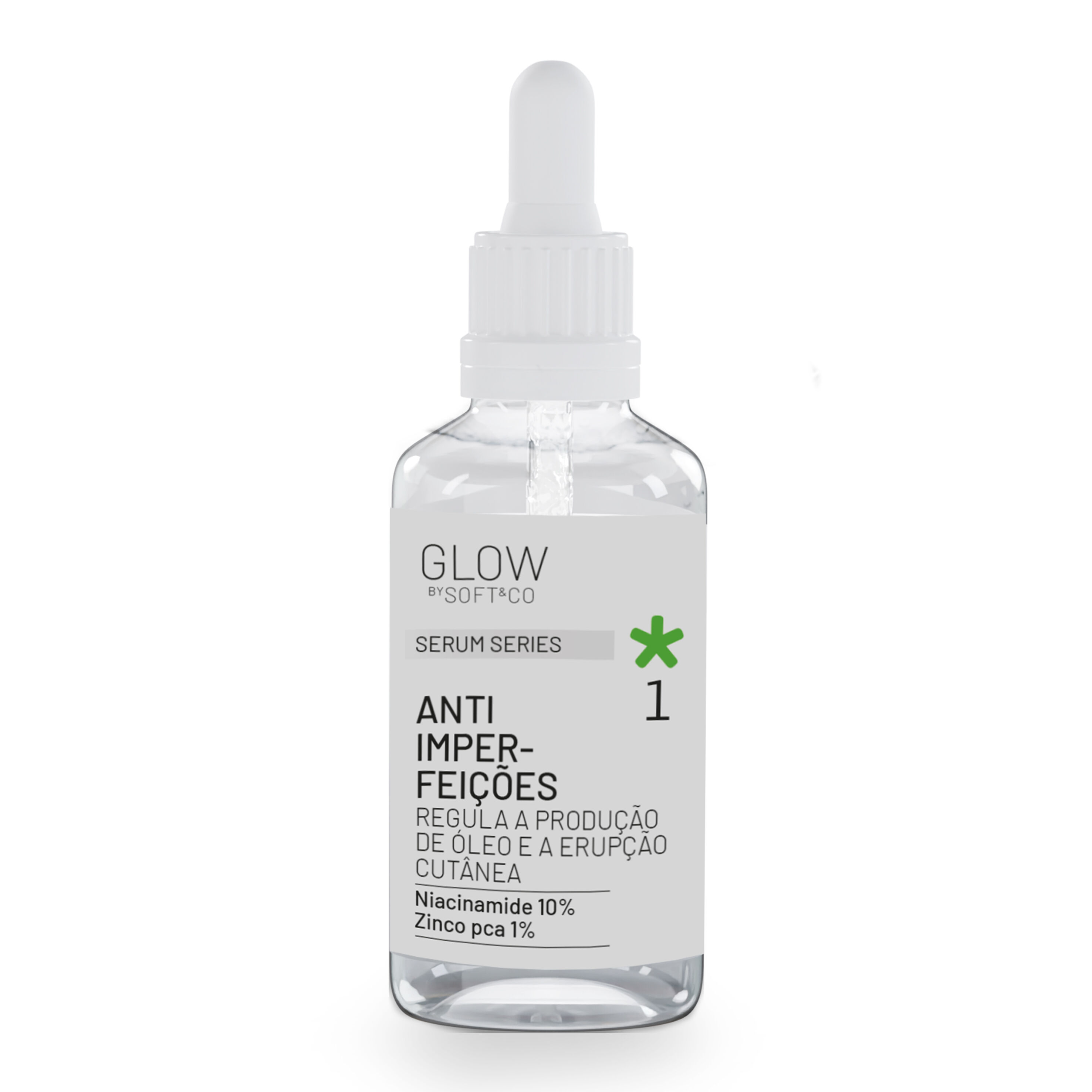 S&Eacute;RUM ANTI-IMPERFEI&Ccedil;&Otilde;ES GLOW BY SOFT&CO 30ML