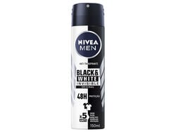 Desodorizante Spray Invisible For Black & White Original Nivea Men 150 ml