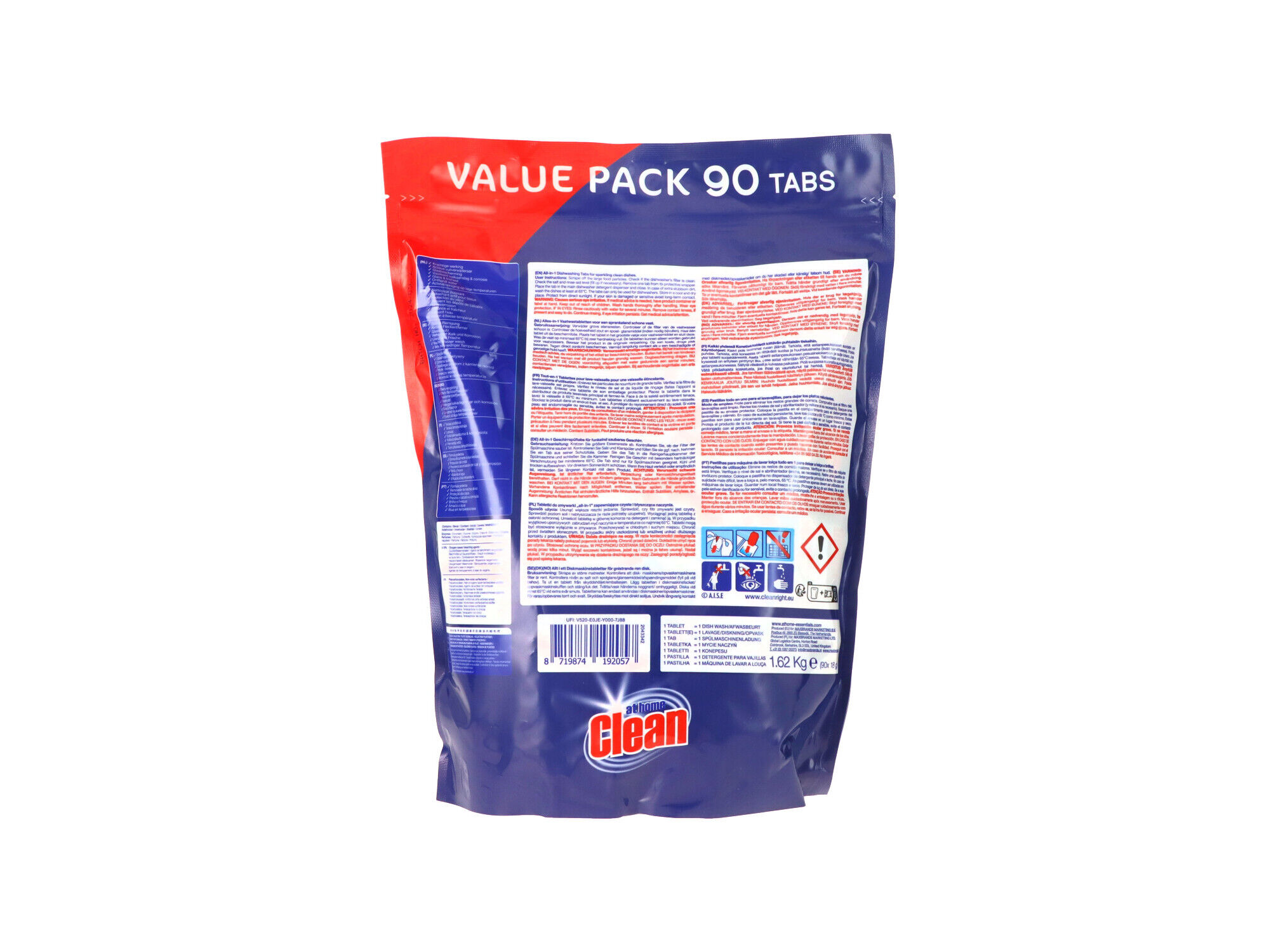 DETERG. M&Aacute;QUINA AT HOME CLEAN PASTILHAS 90UN image number 2