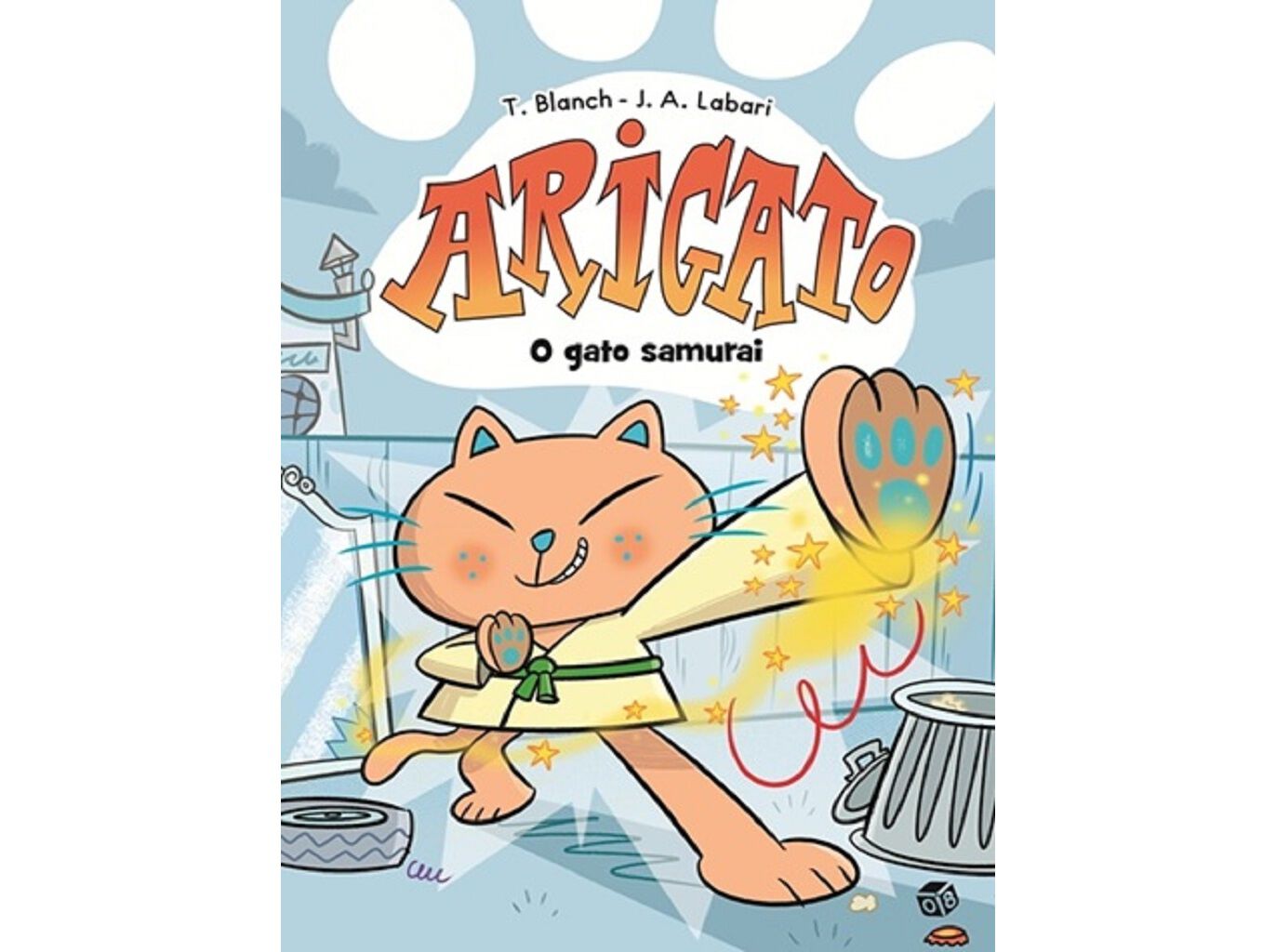 LIVRO ARIGATO - O GATO SAMURAI DE TERESA BLANCH image number 0