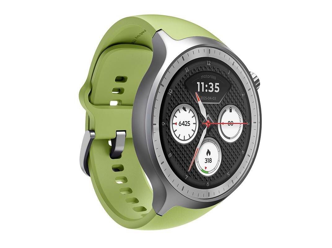 SMARTWATCH MOTOROLA MOTO WATCH MATTE SILVER + HERBAL GARDEN BAND image number 1