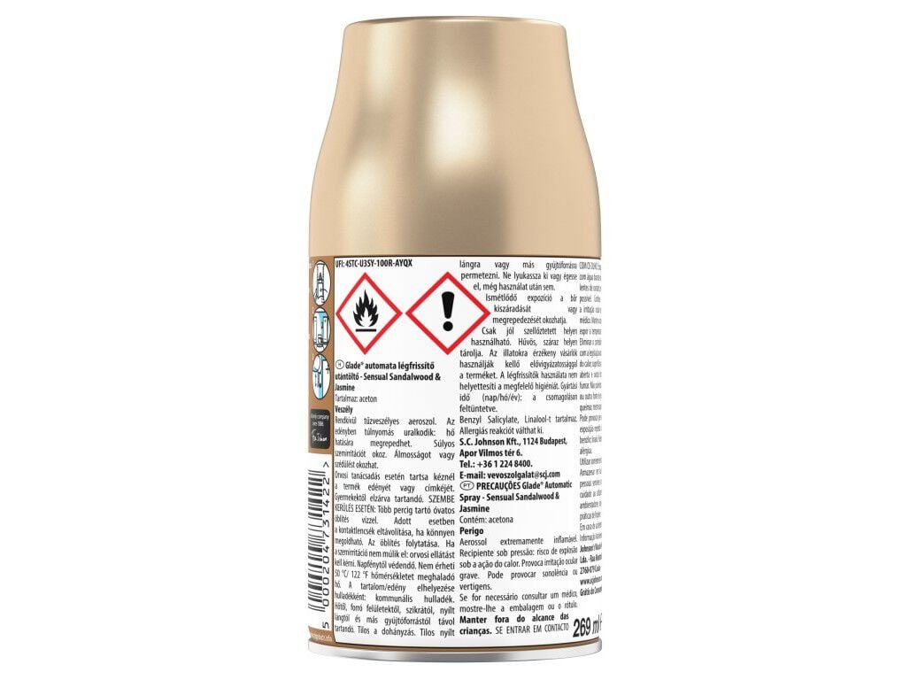 AMBIENTADOR AUTOMATIC GLADE RECARGA BERRY+RELAX+SANDAL 3X269ML image number 3